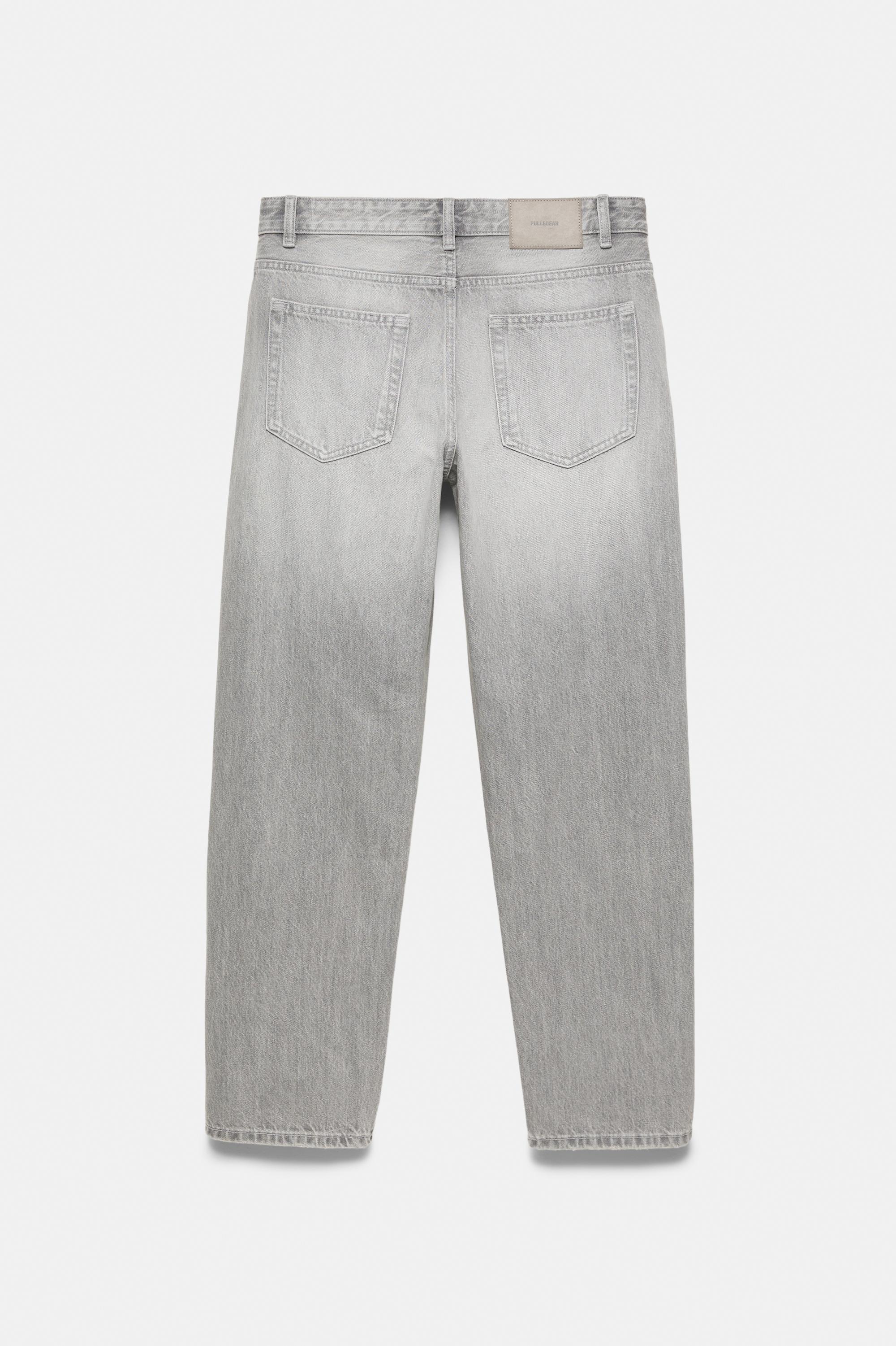 Straight-leg jeans — Dark grey