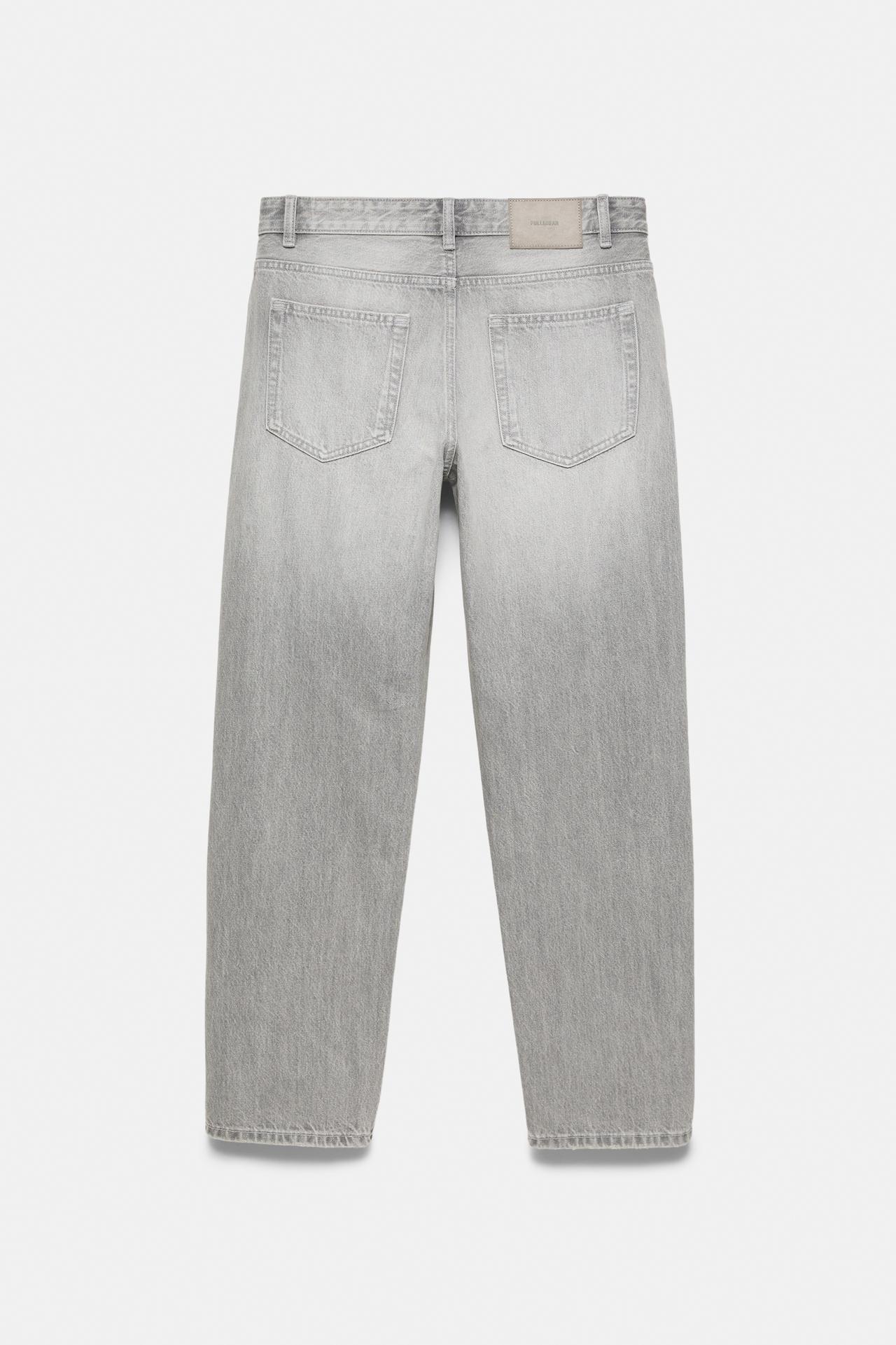 Straight-leg jeans — Dark grey