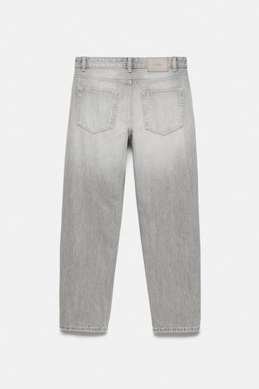 Straight-leg jeans — Dark grey 8