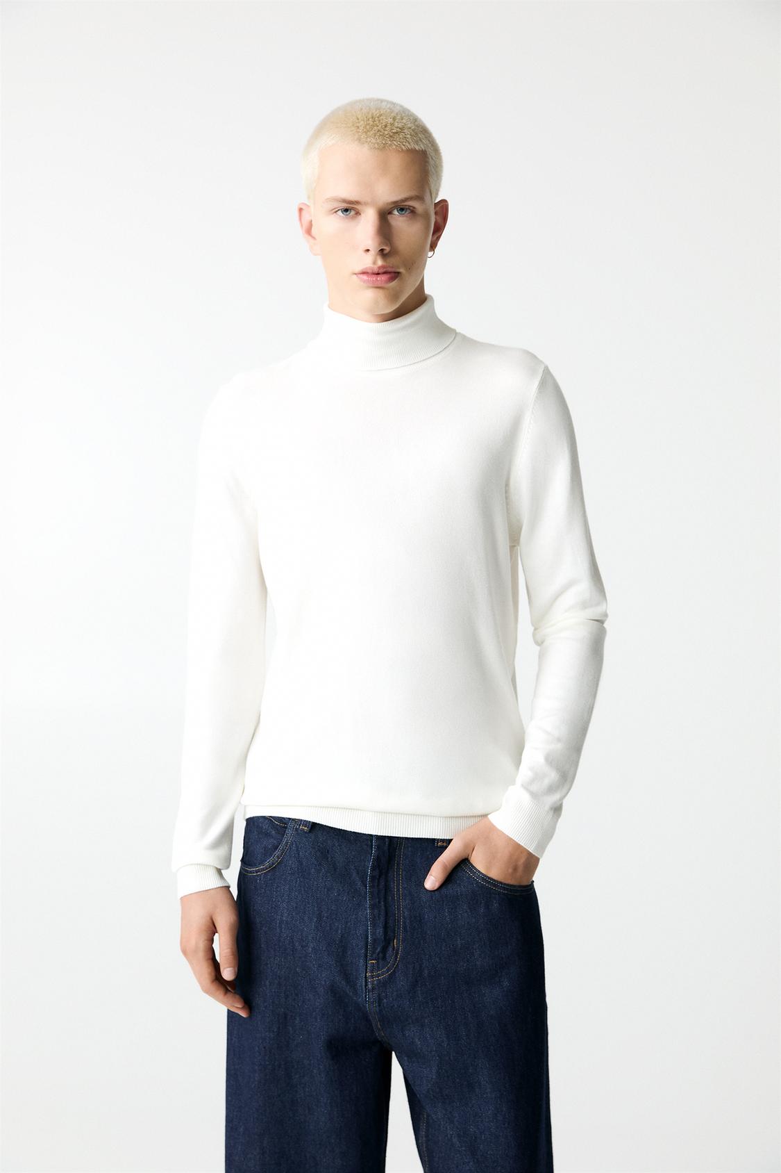 Pull&bear Sweater Turtleneck Pull And Bear Pull Bear Pullover