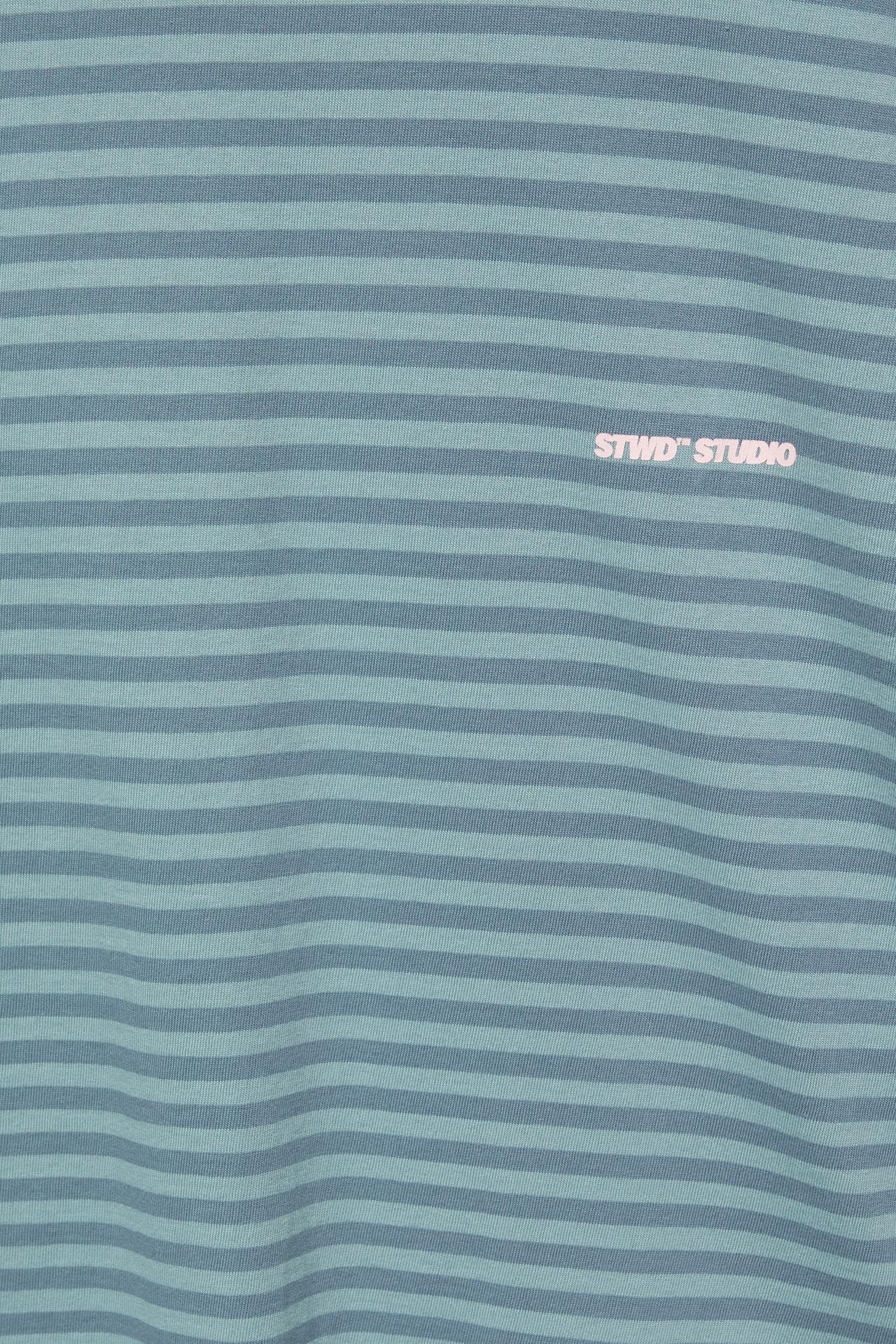 Striped STWD T-shirt — Blue