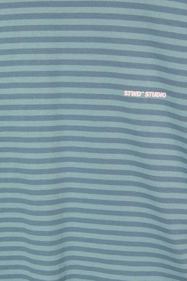 Striped STWD T-shirt — Blue 6
