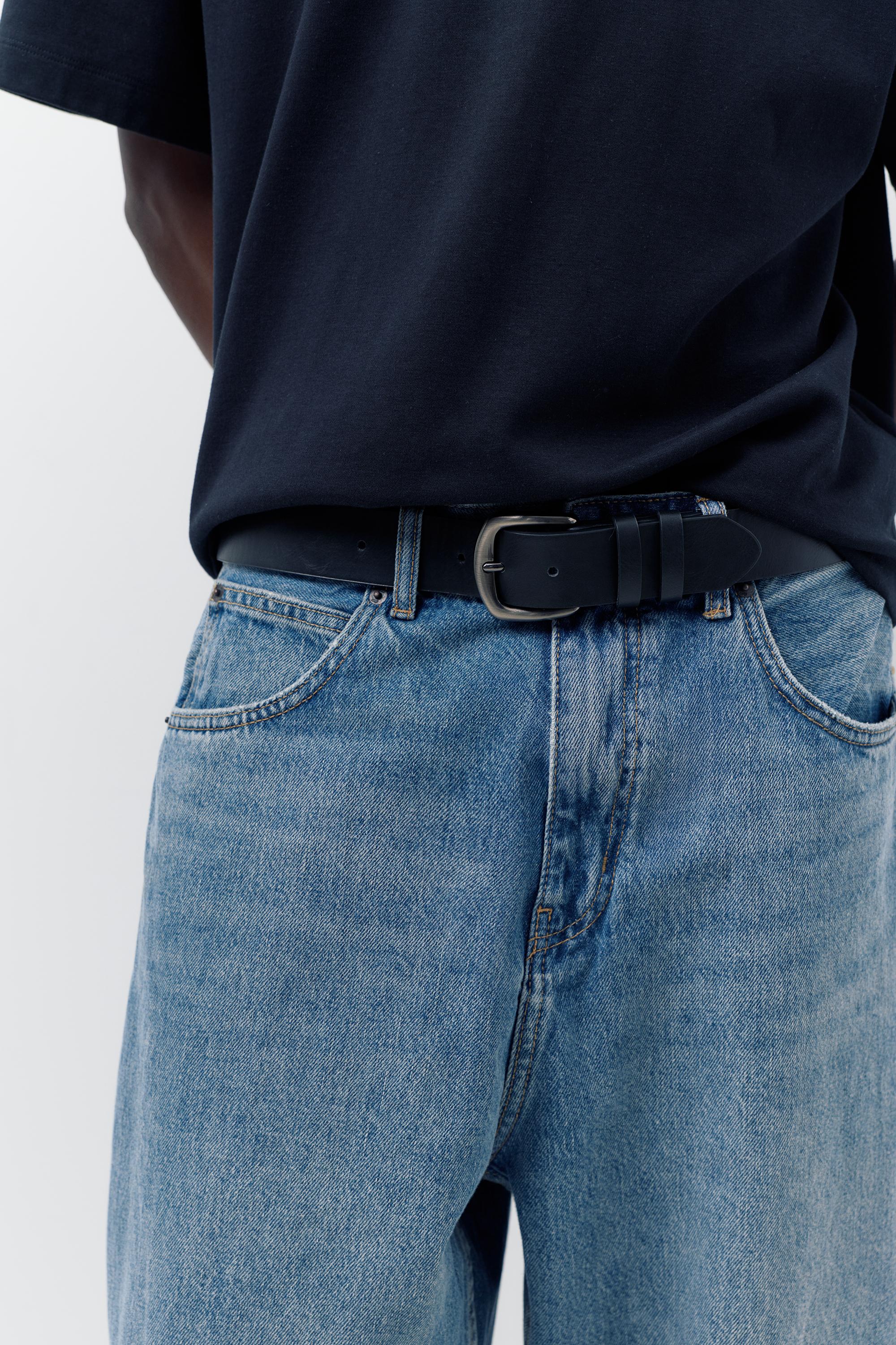Relaxed fit baggy jeans — Medium blue