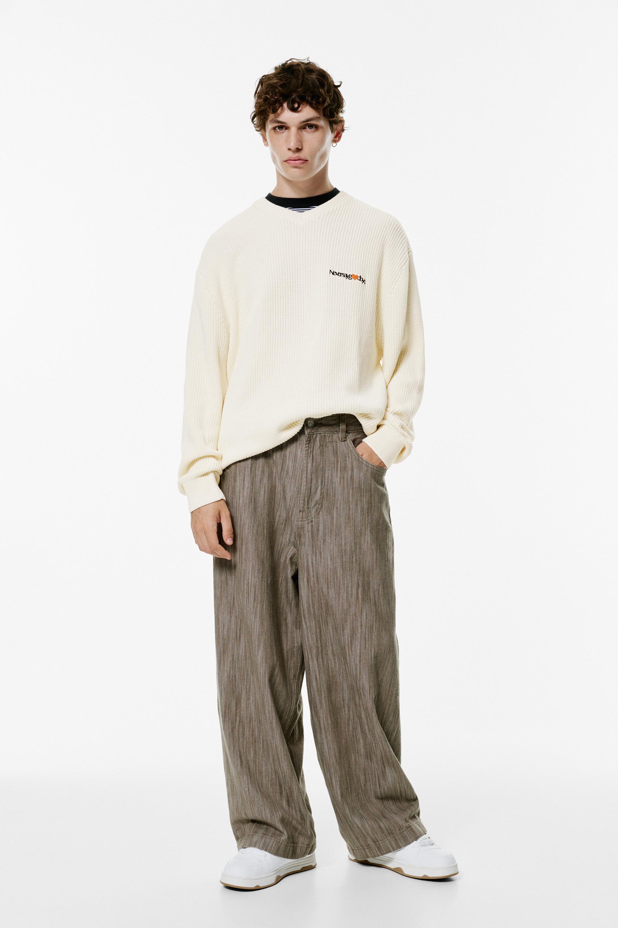 Superweite Jacquard-Hose