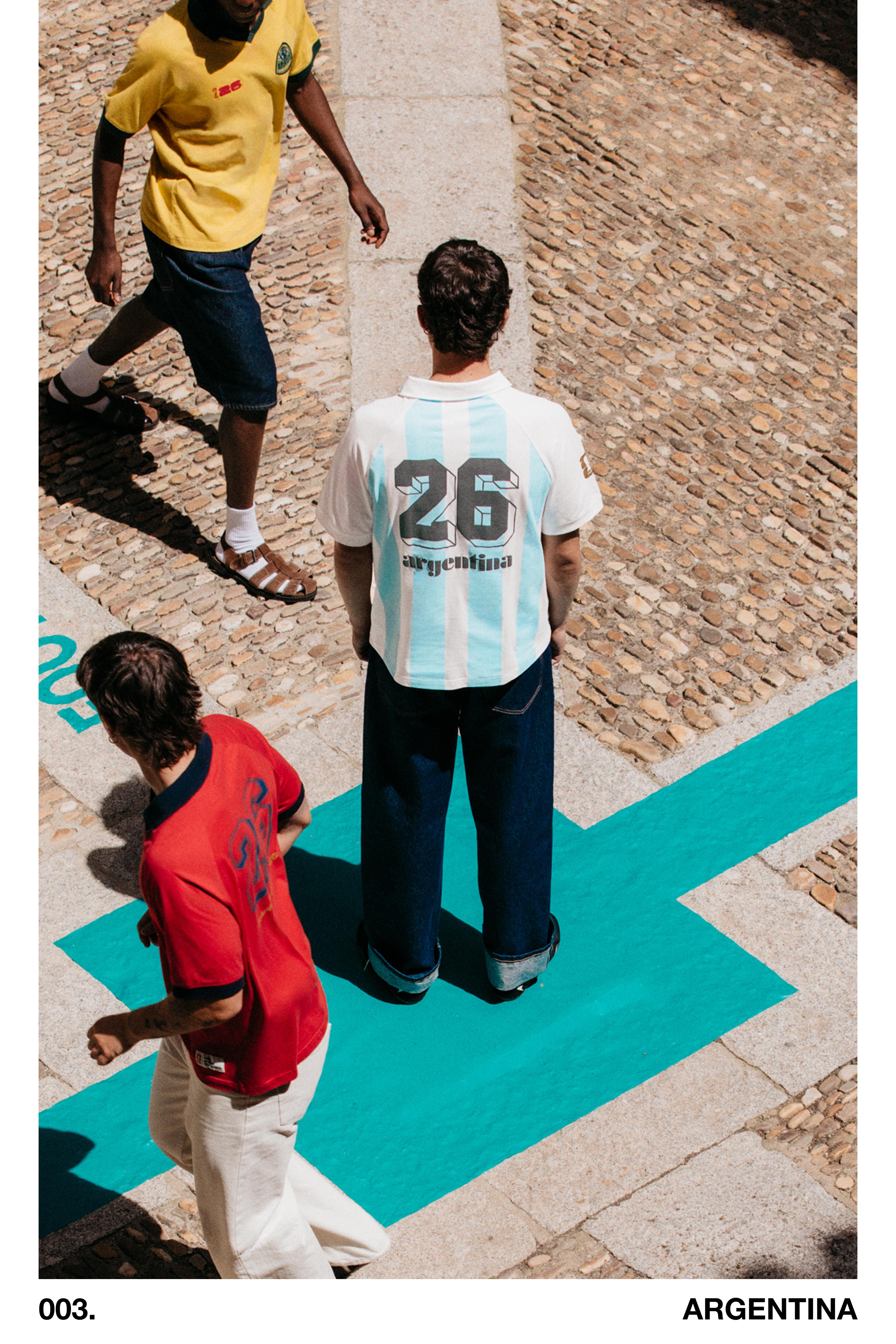 Argentina FIFA WORLD CUP 26™ polo shirt — Off white