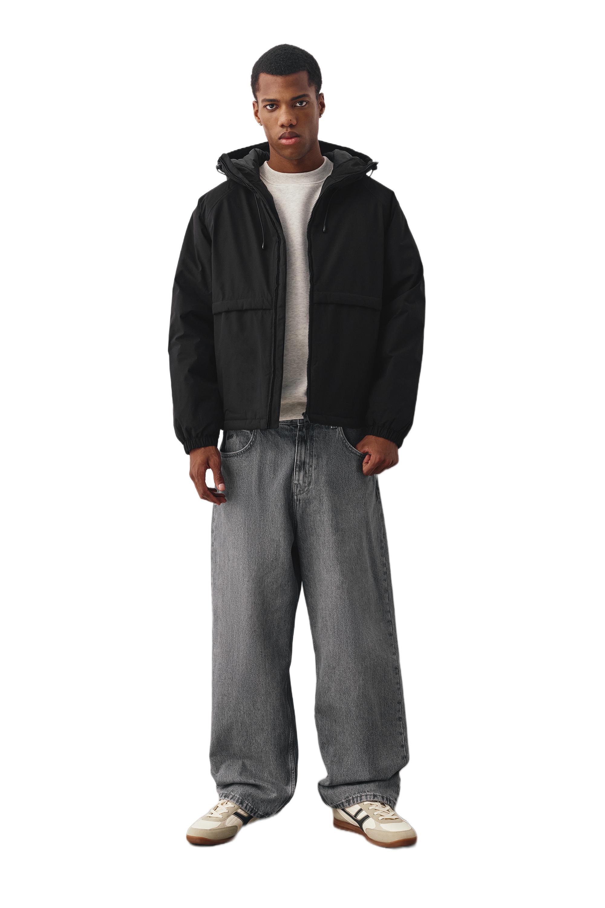 Dik yaka şişme mont - Görsel 41