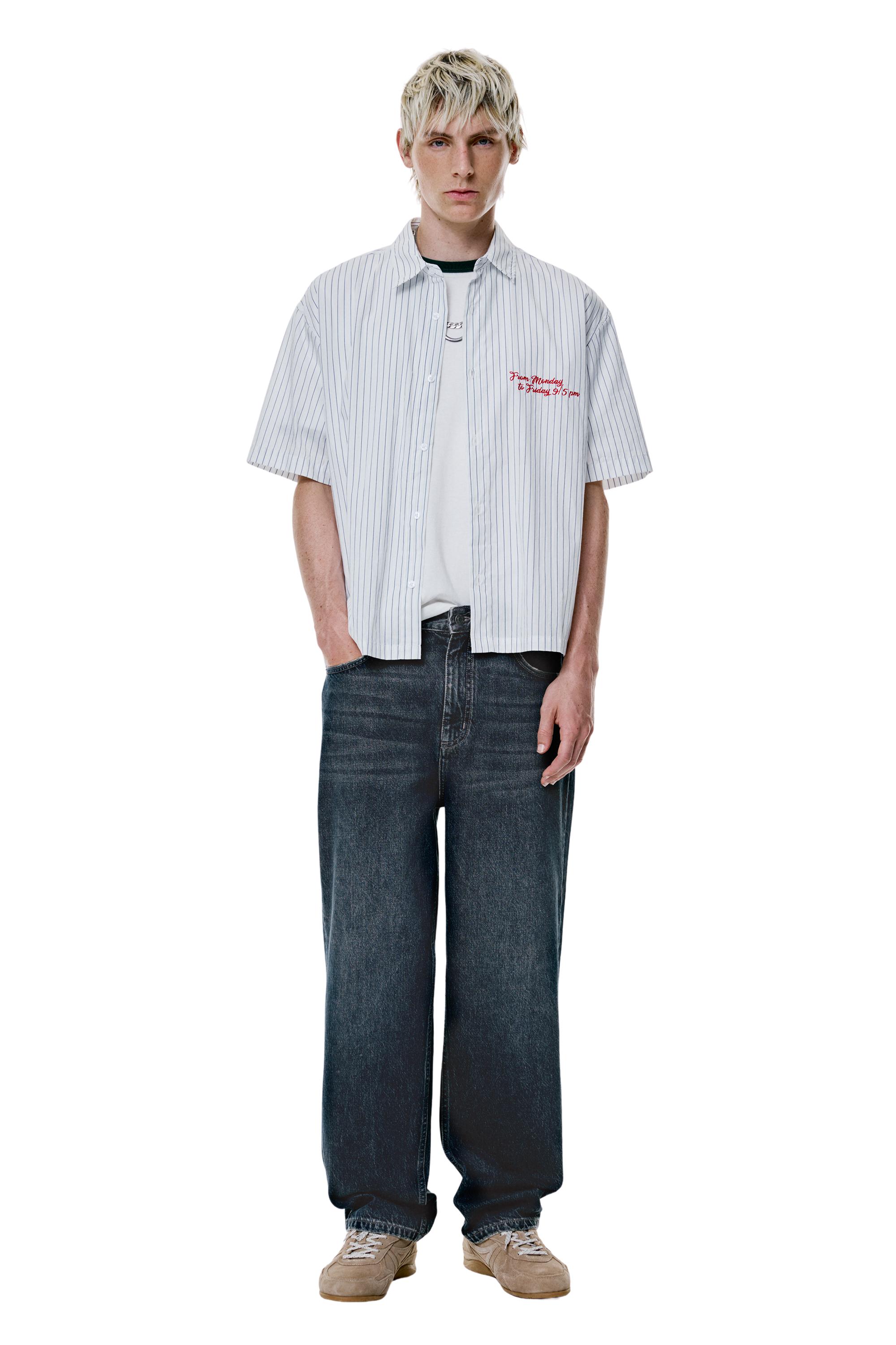 Baggy jeans — Pastel blue
