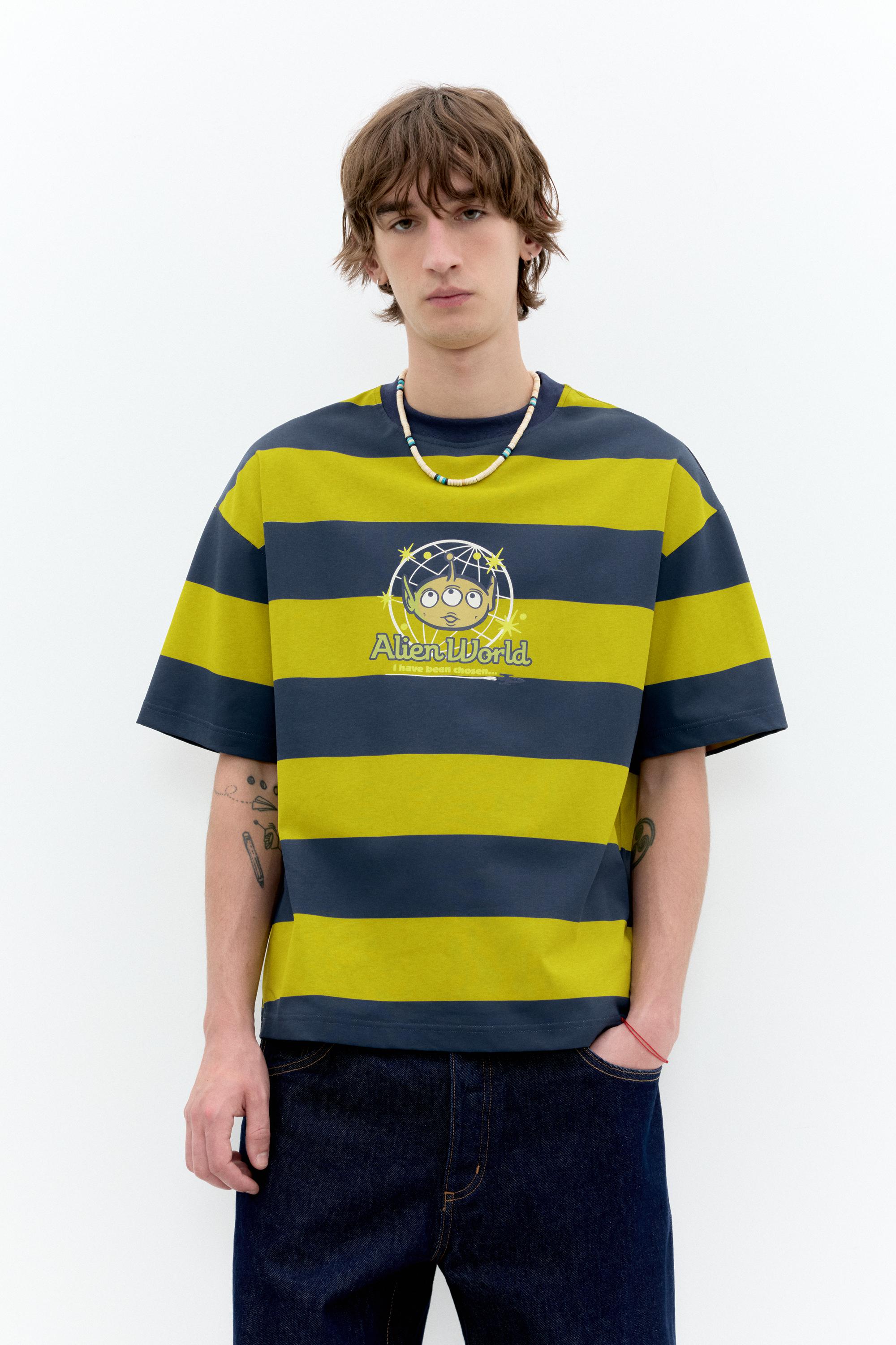 Toy Story striped T-shirt — Lime