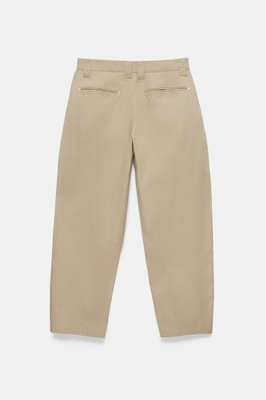 Barrel leg trousers — Ocher 9