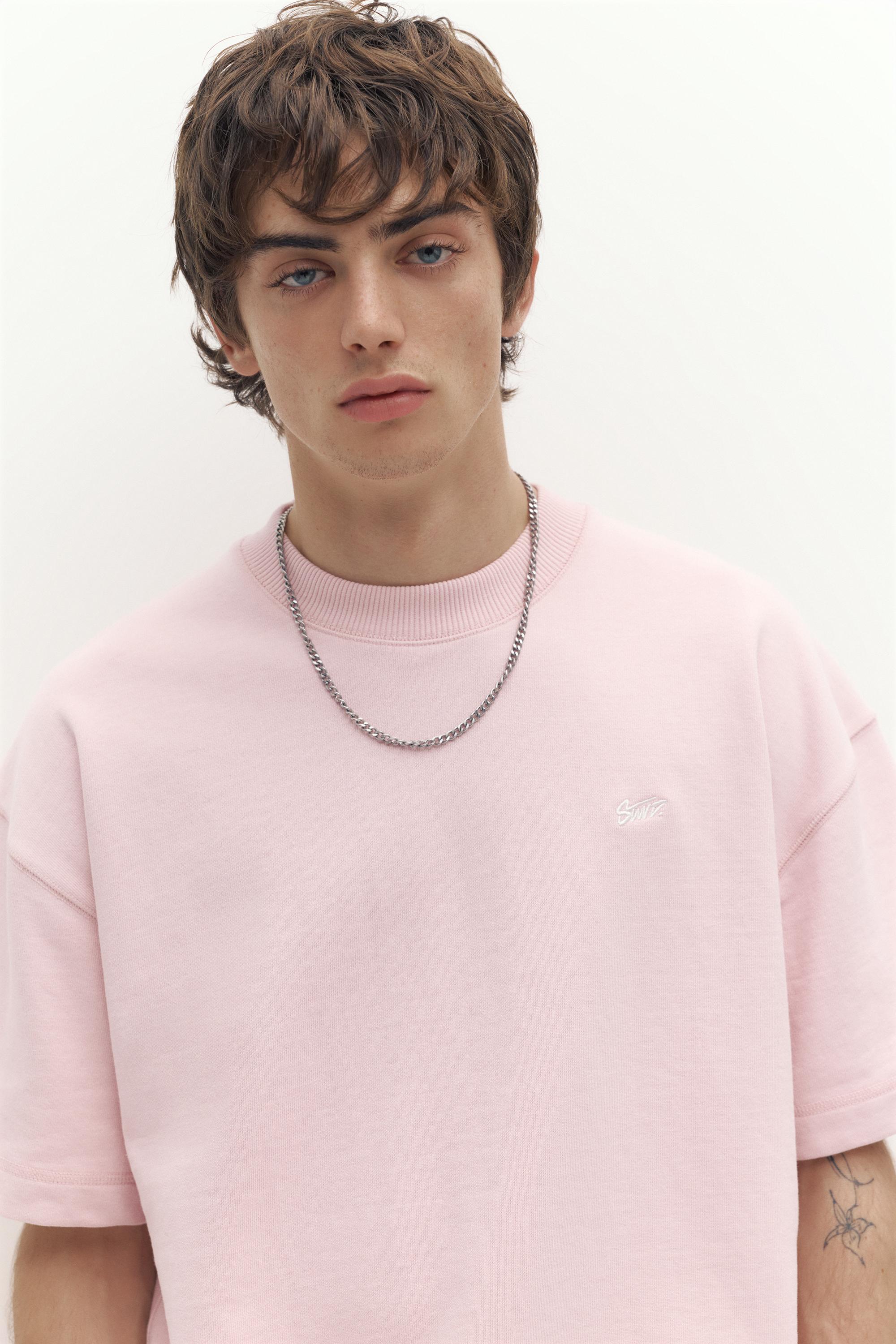 Kısa kollu logolu sweatshirt - Görsel 14