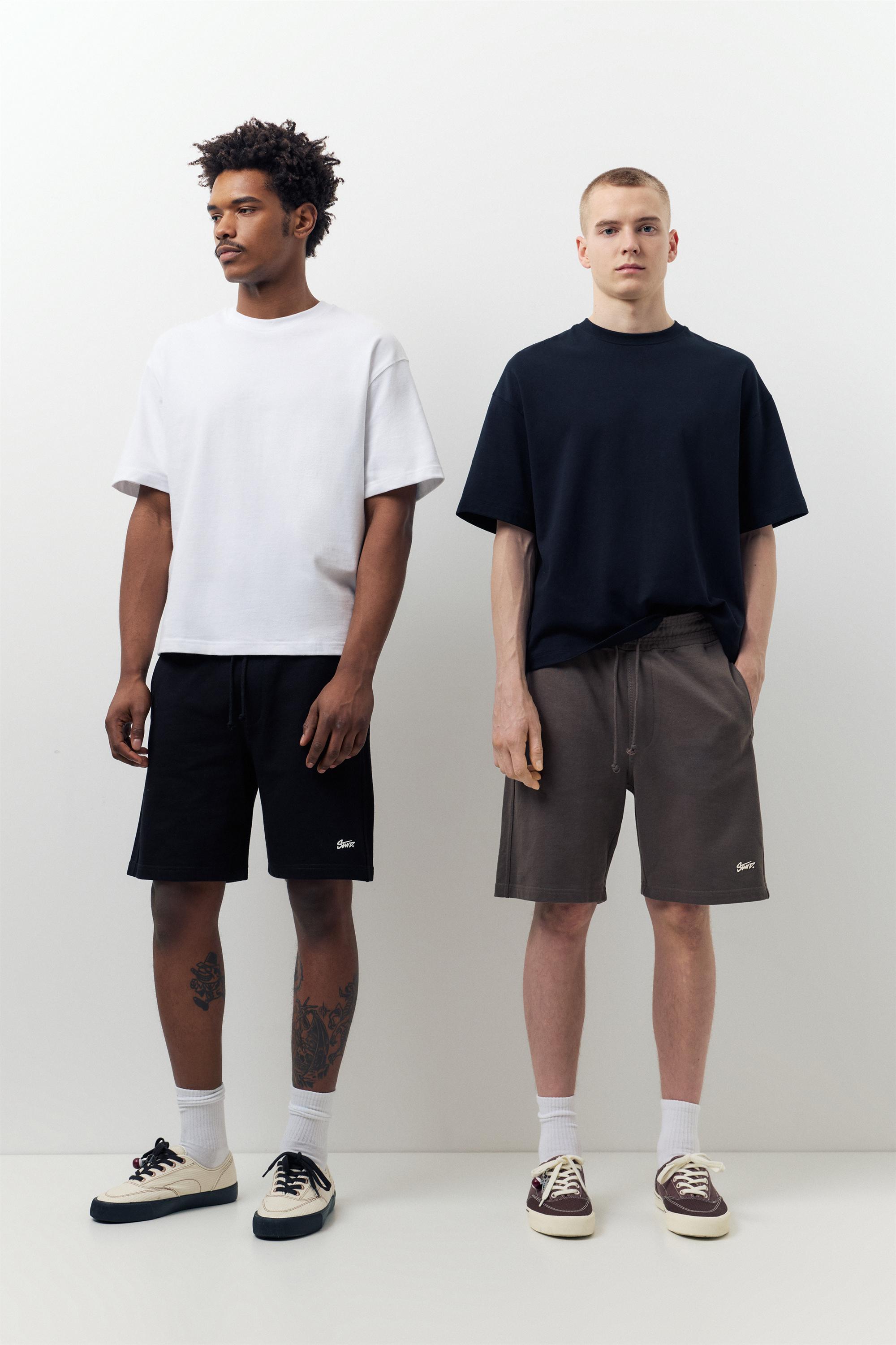 Doppelpack Stwd-Joggerbermudas