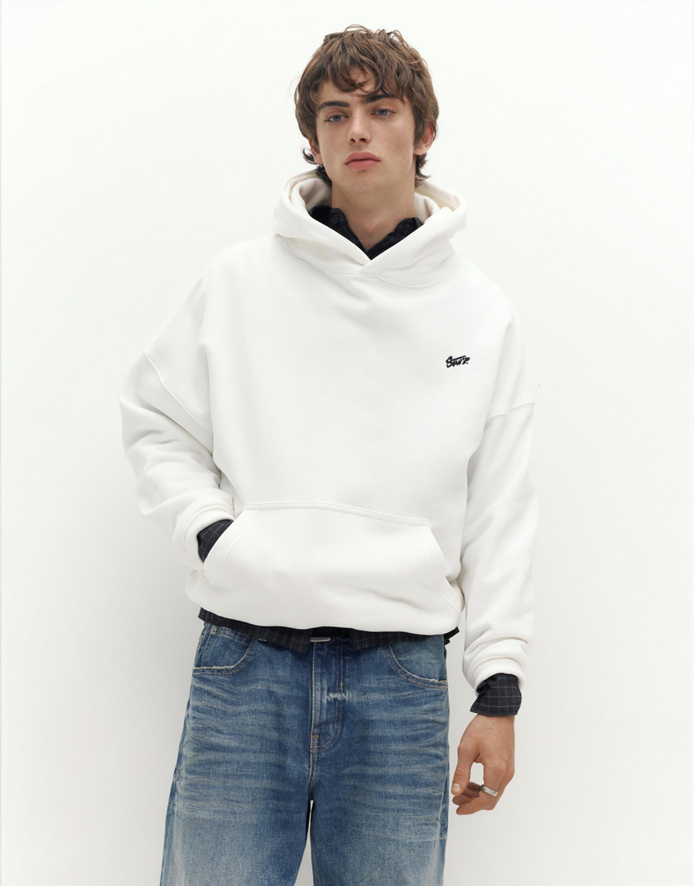 STWD kapüşonlu sweatshirt - Görsel 10