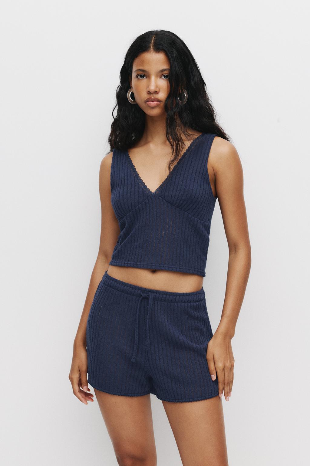 Top punto calado PULL&BEAR - Main Image