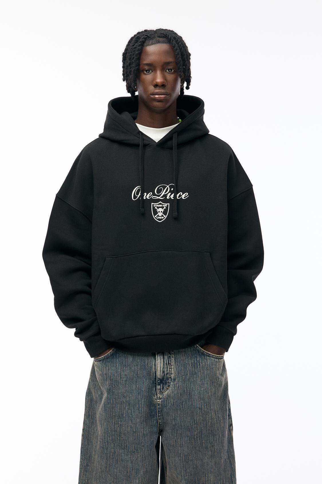 Sudadera White Felpe Pull And Bear Uomo One Piece Hoodie PULL&BEAR