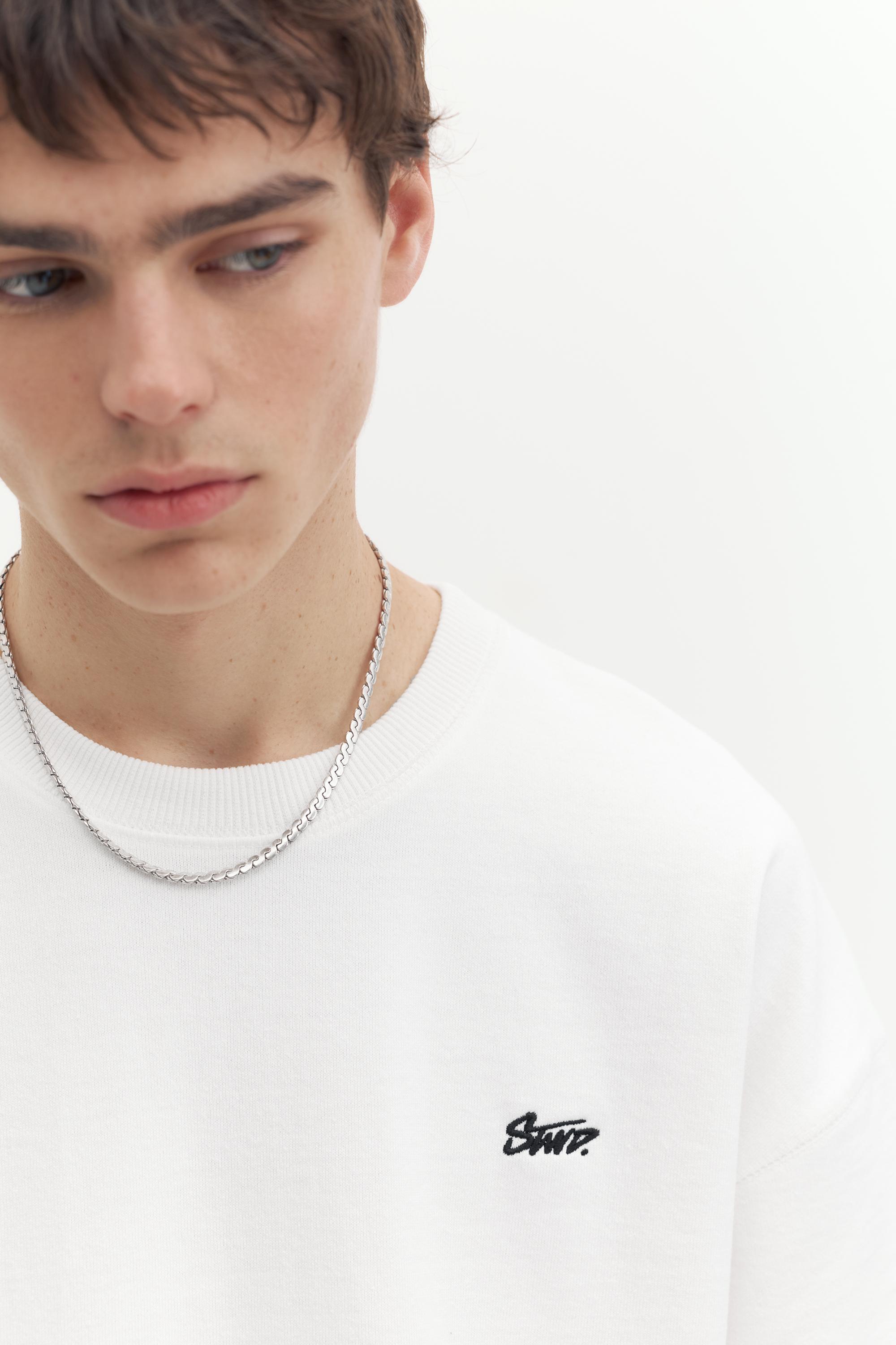 Short sleeve STWD sweatshirt — White