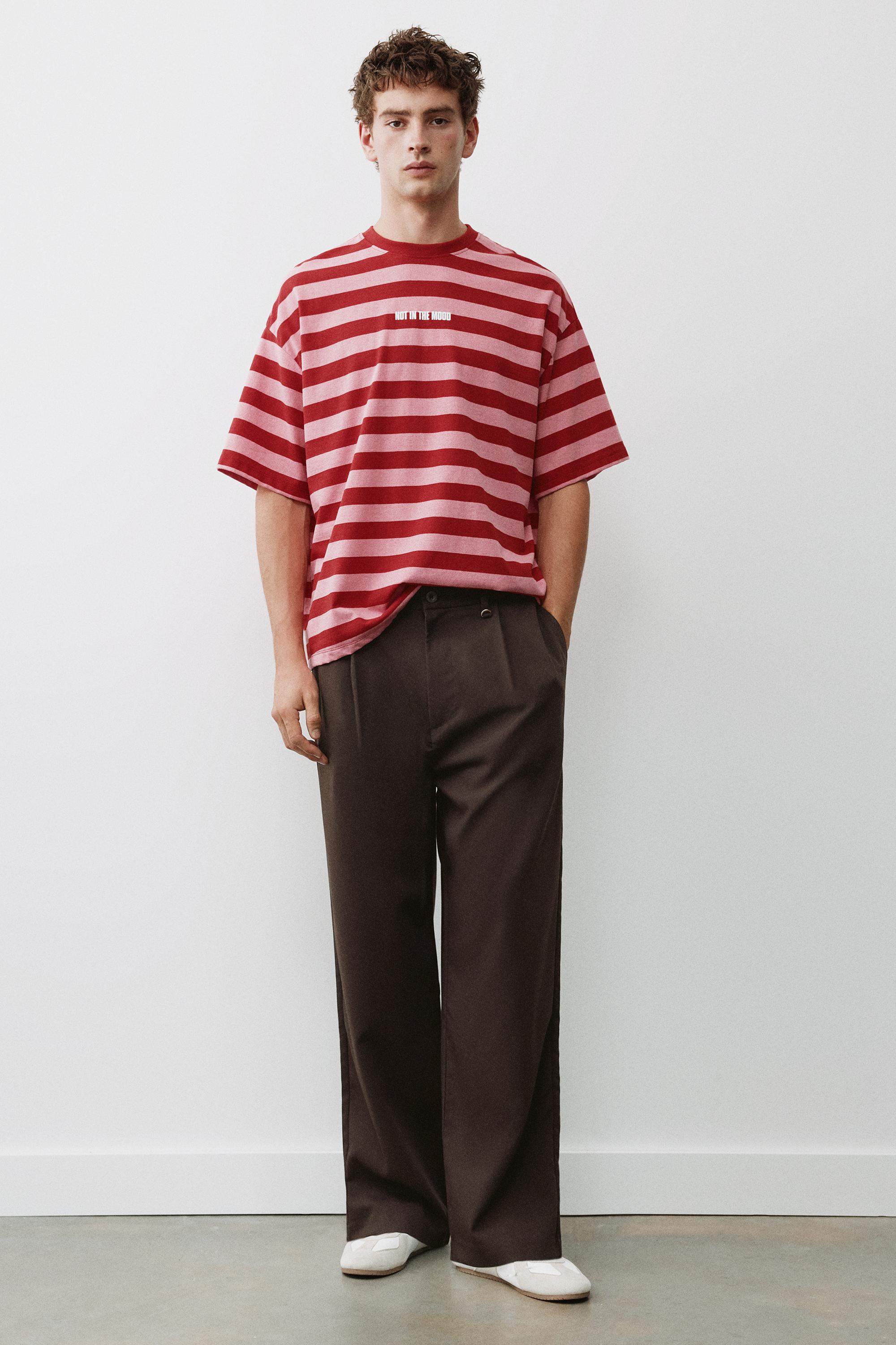 Tailored darted trousers — Brown
