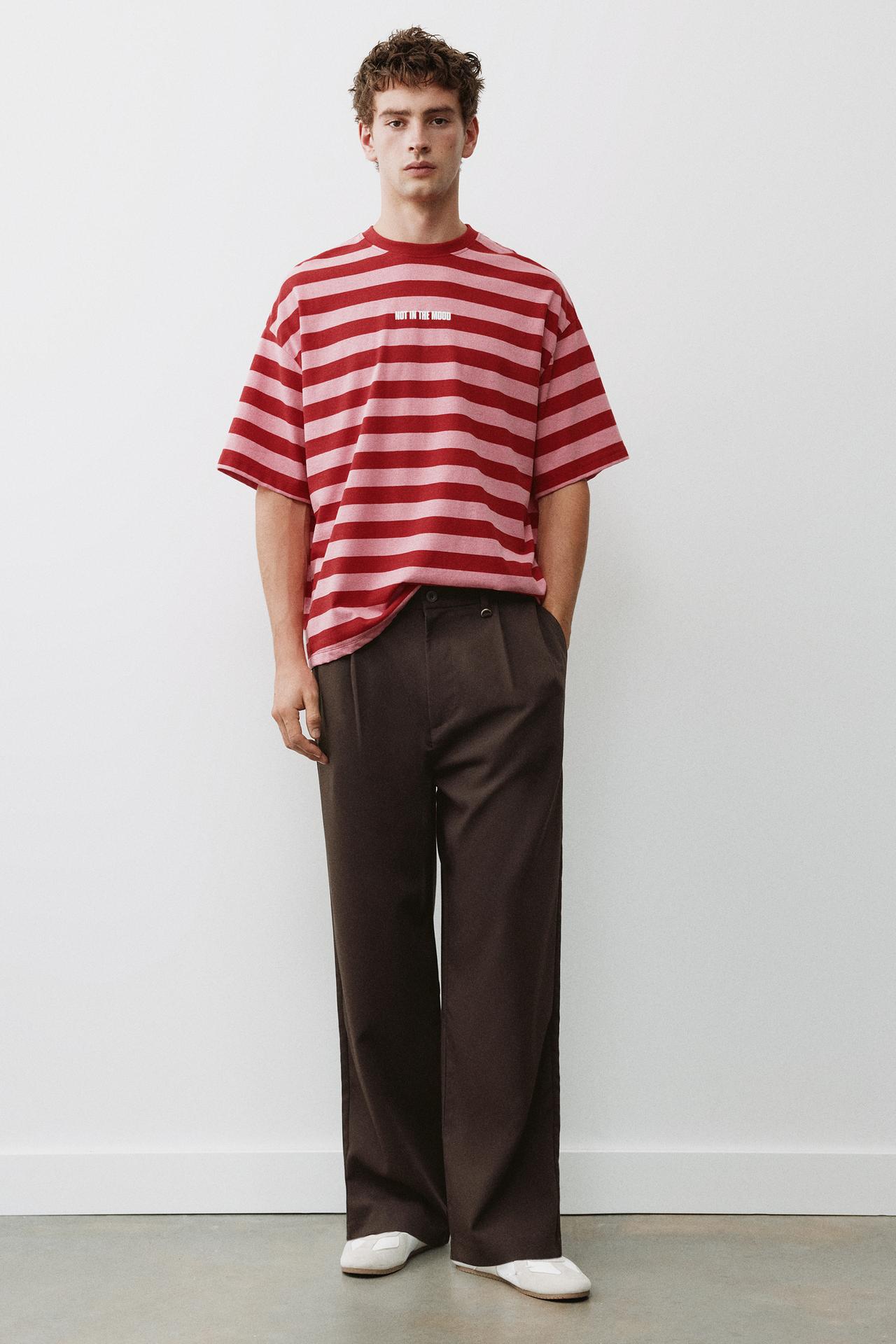 Tailored darted trousers — Brown