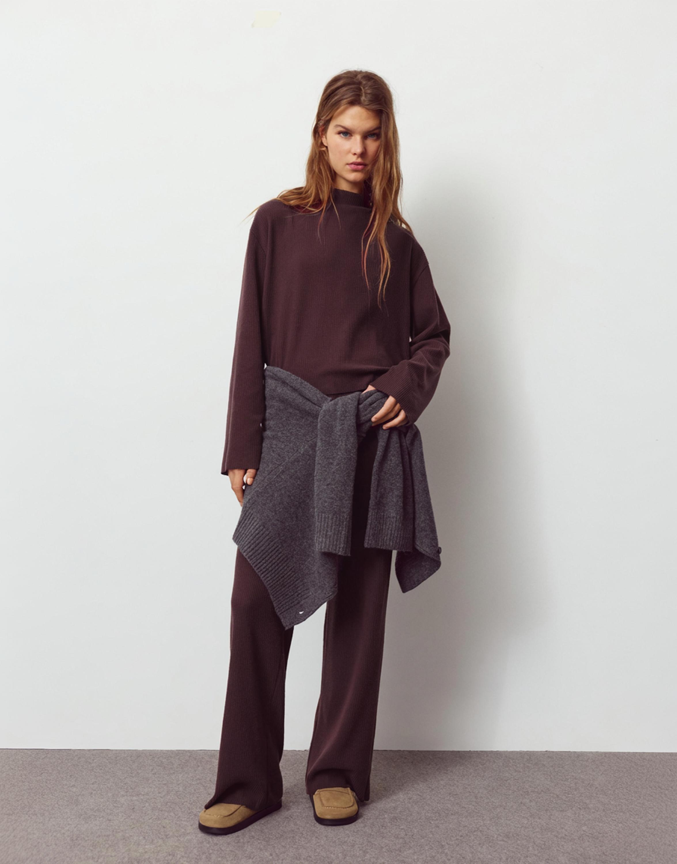 Yumuşak örgü t-shirt - Görsel 25