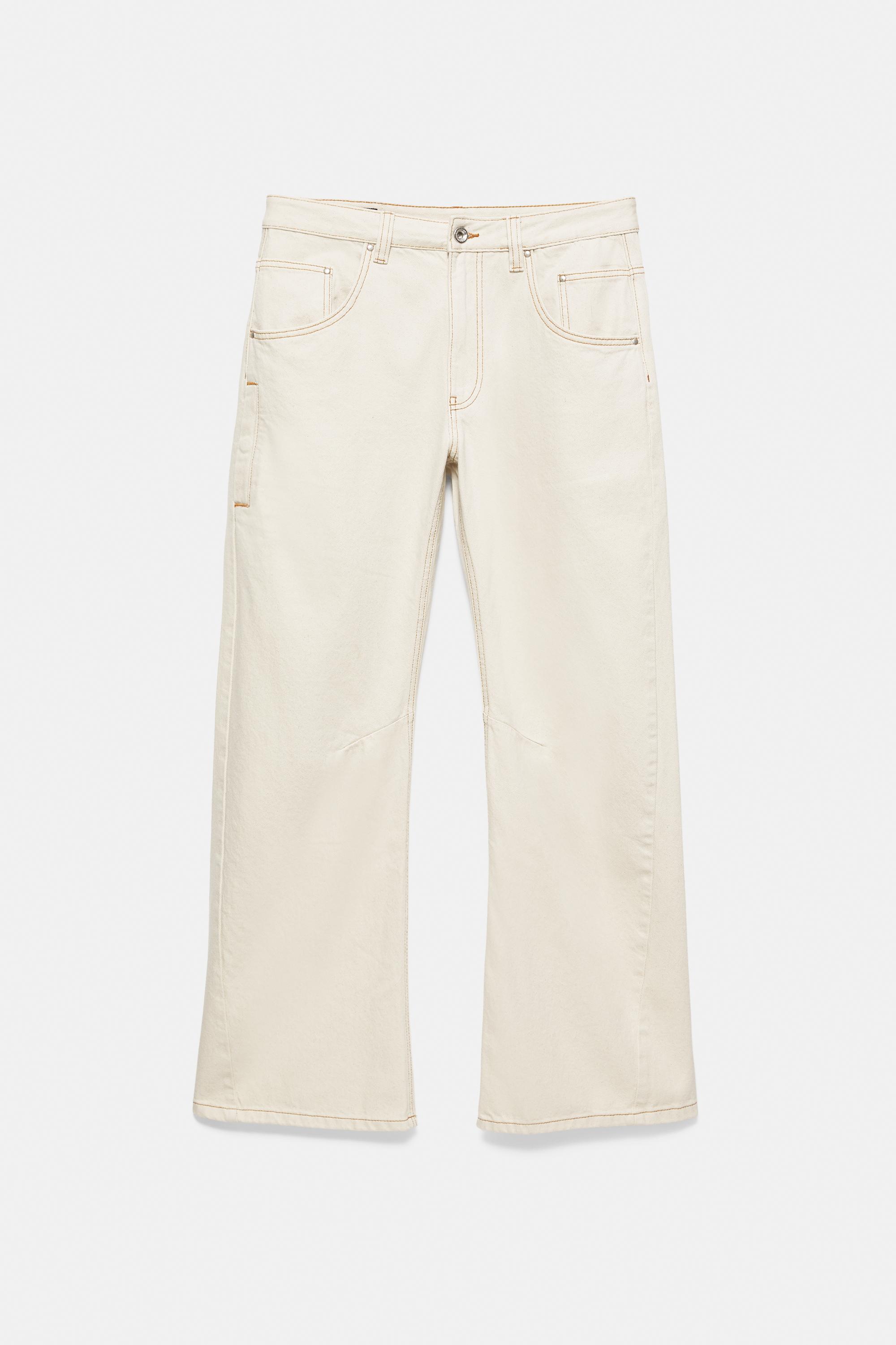 Worker trousers — Ecru