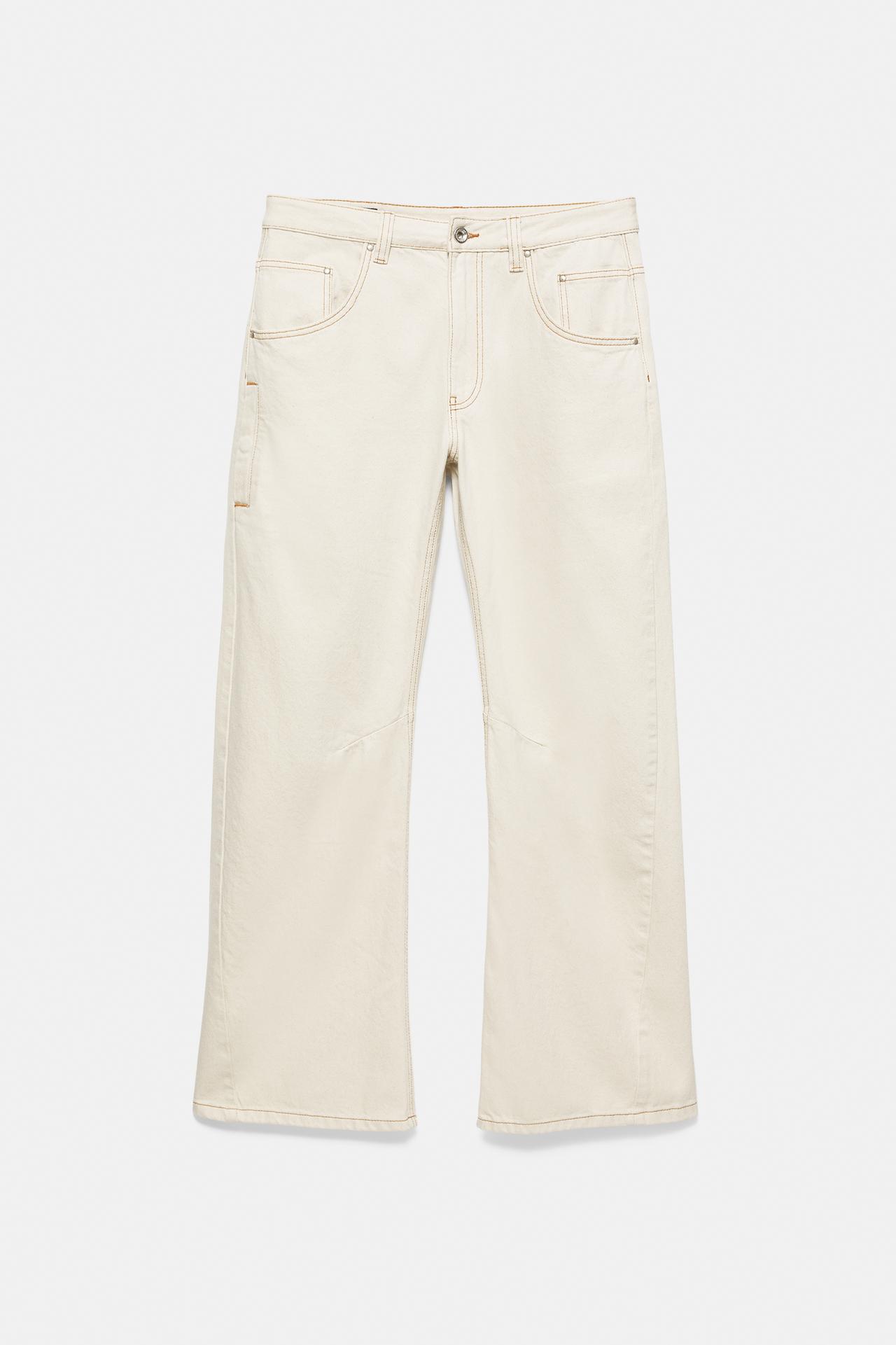 Worker trousers — Ecru