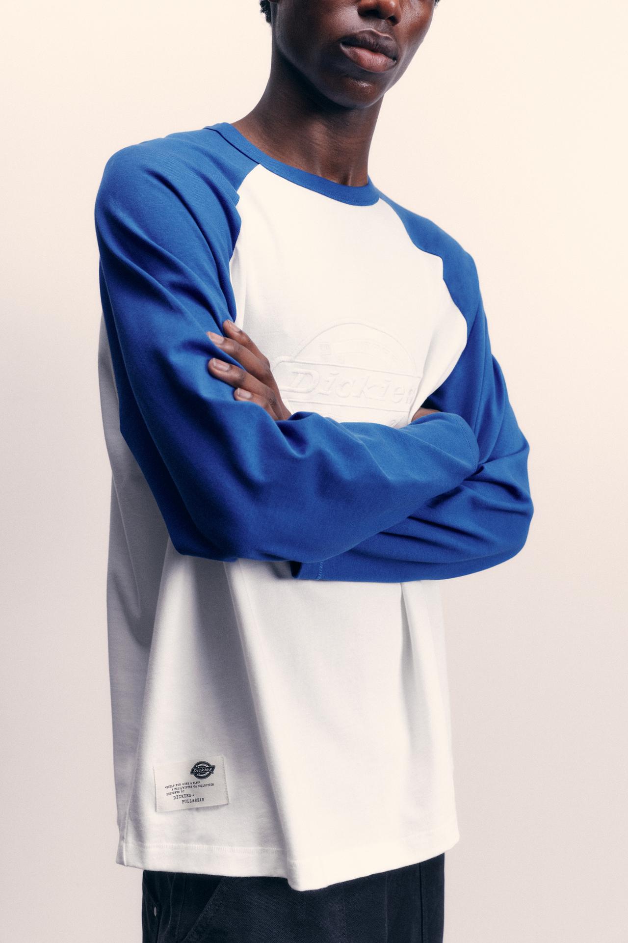 Dickies raglan sleeve T-shirt — Blue