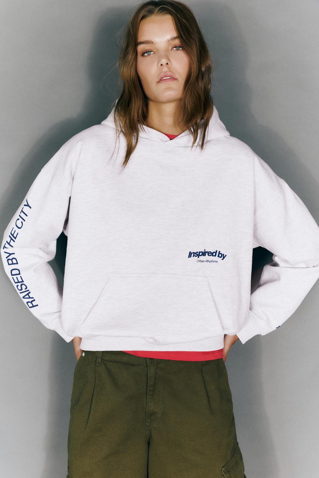 Graphic print hoodie