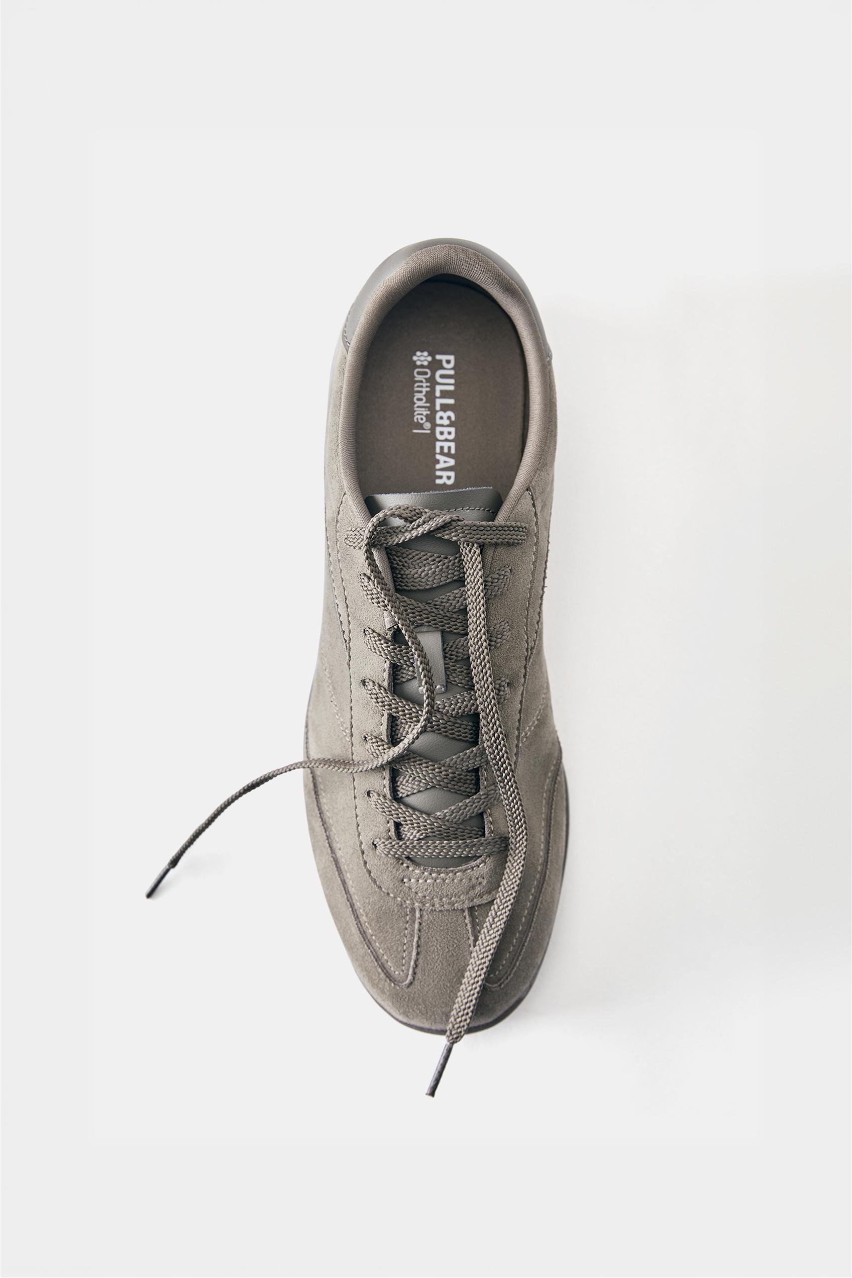 Slim trainers — Taupe