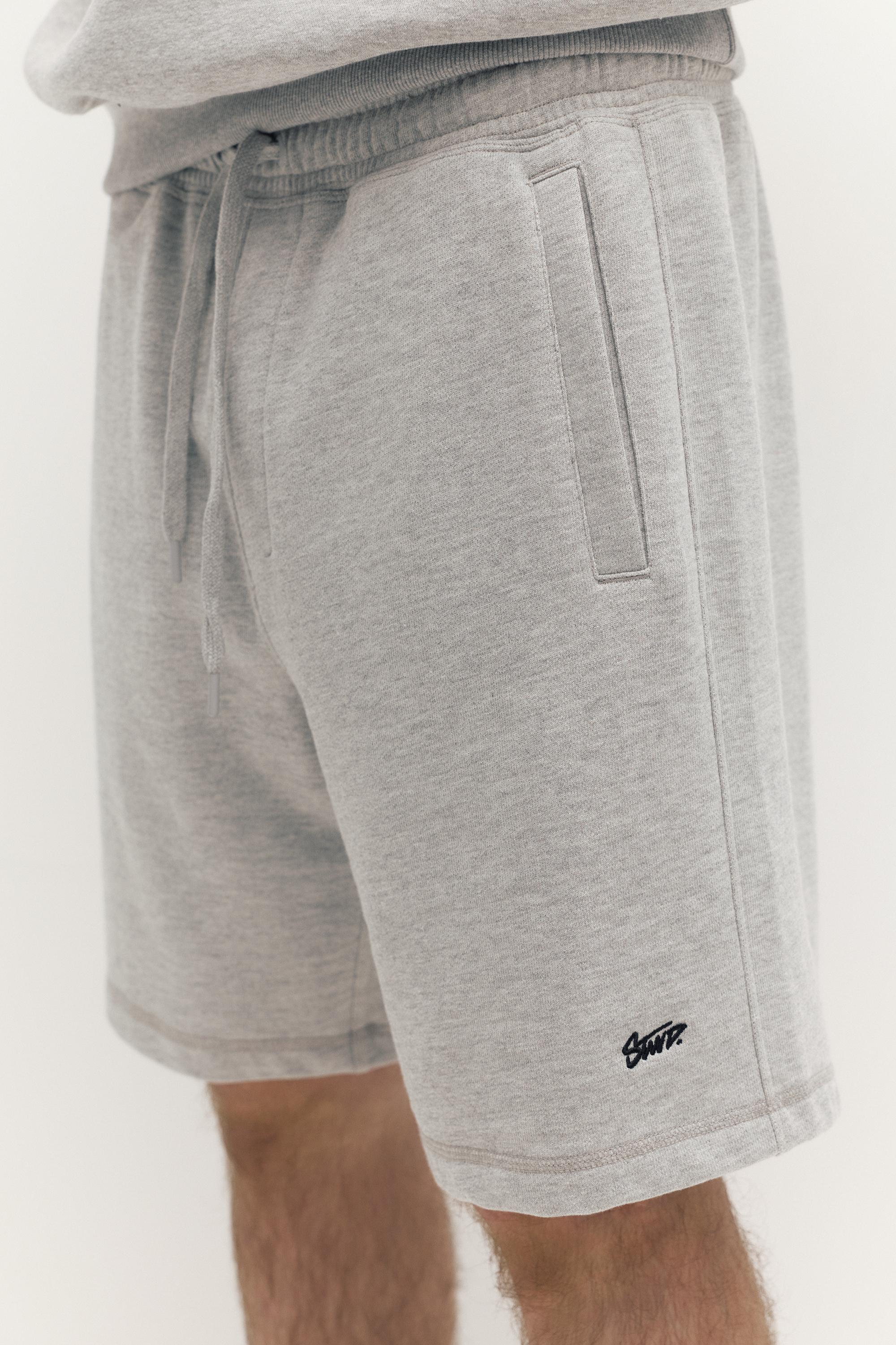 Logolu jogger bermuda şort - Görsel 105