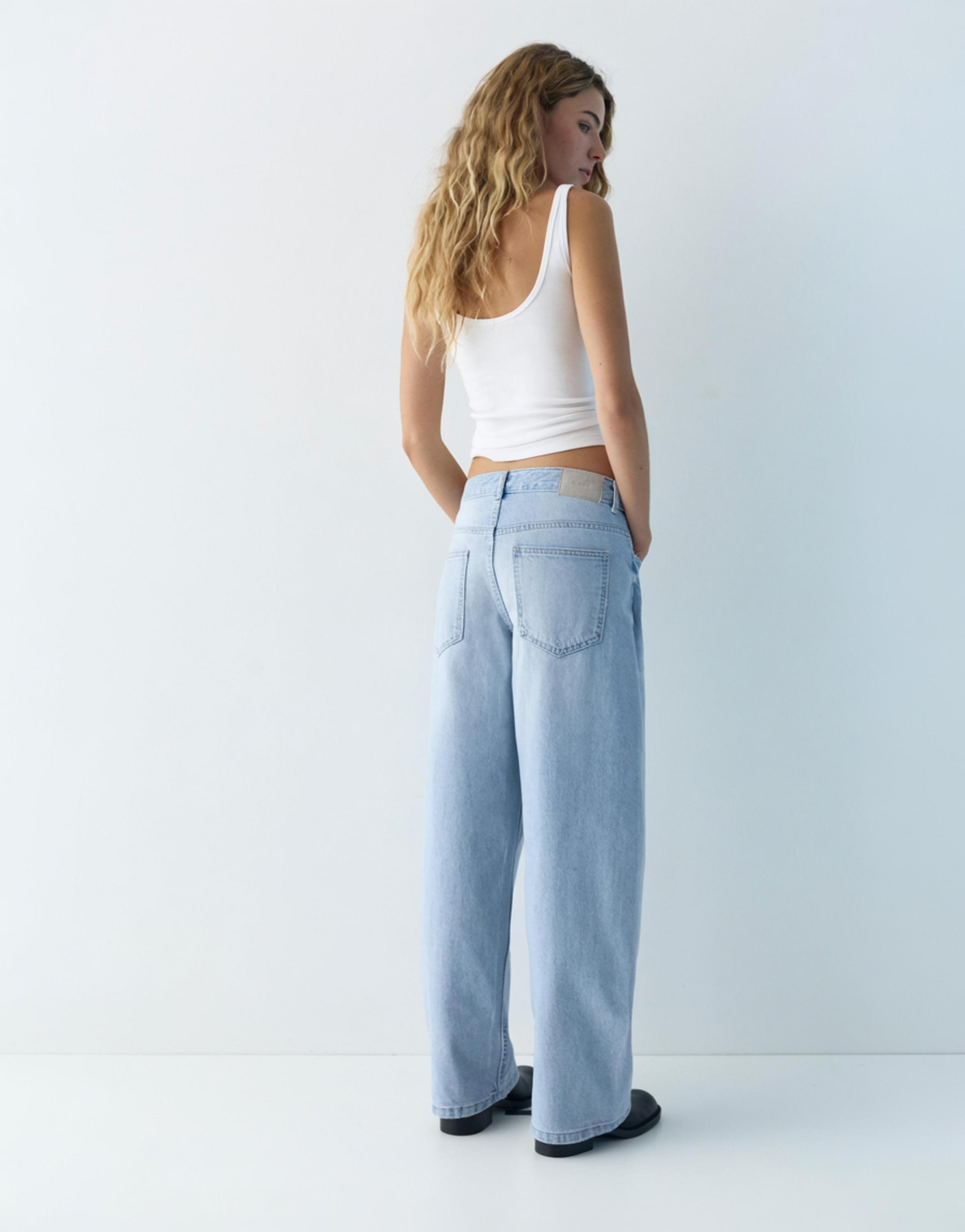 Düşük bel barrel jean - Görsel 86