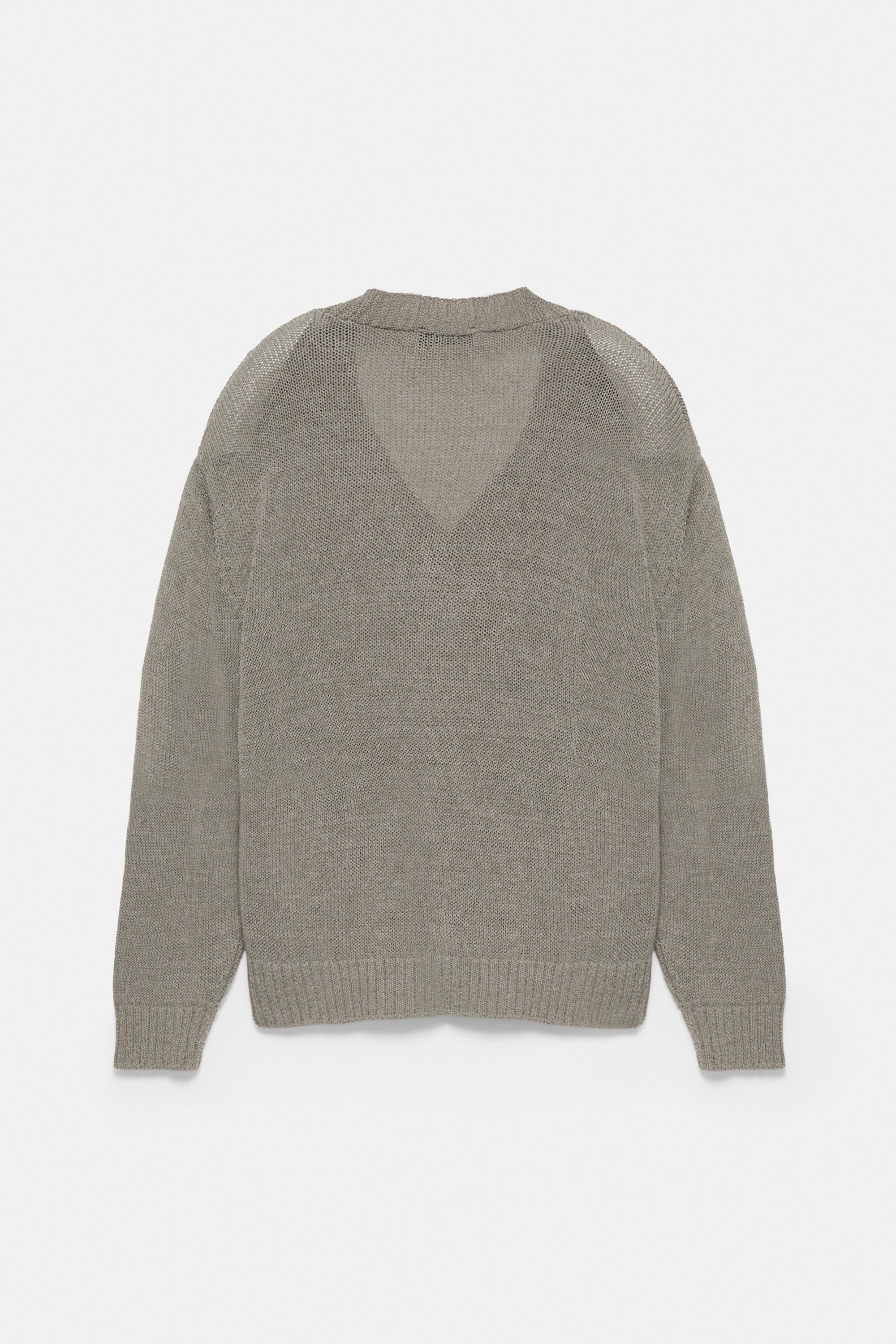 Rustic cardigan — Taupe