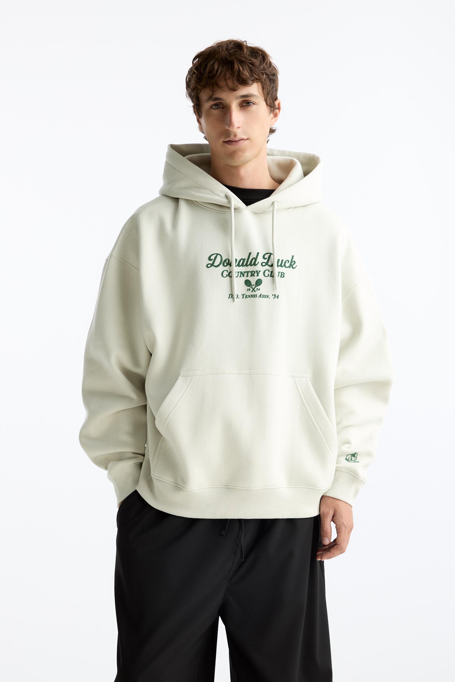 Pull and bear mickey mouse hoodie sale