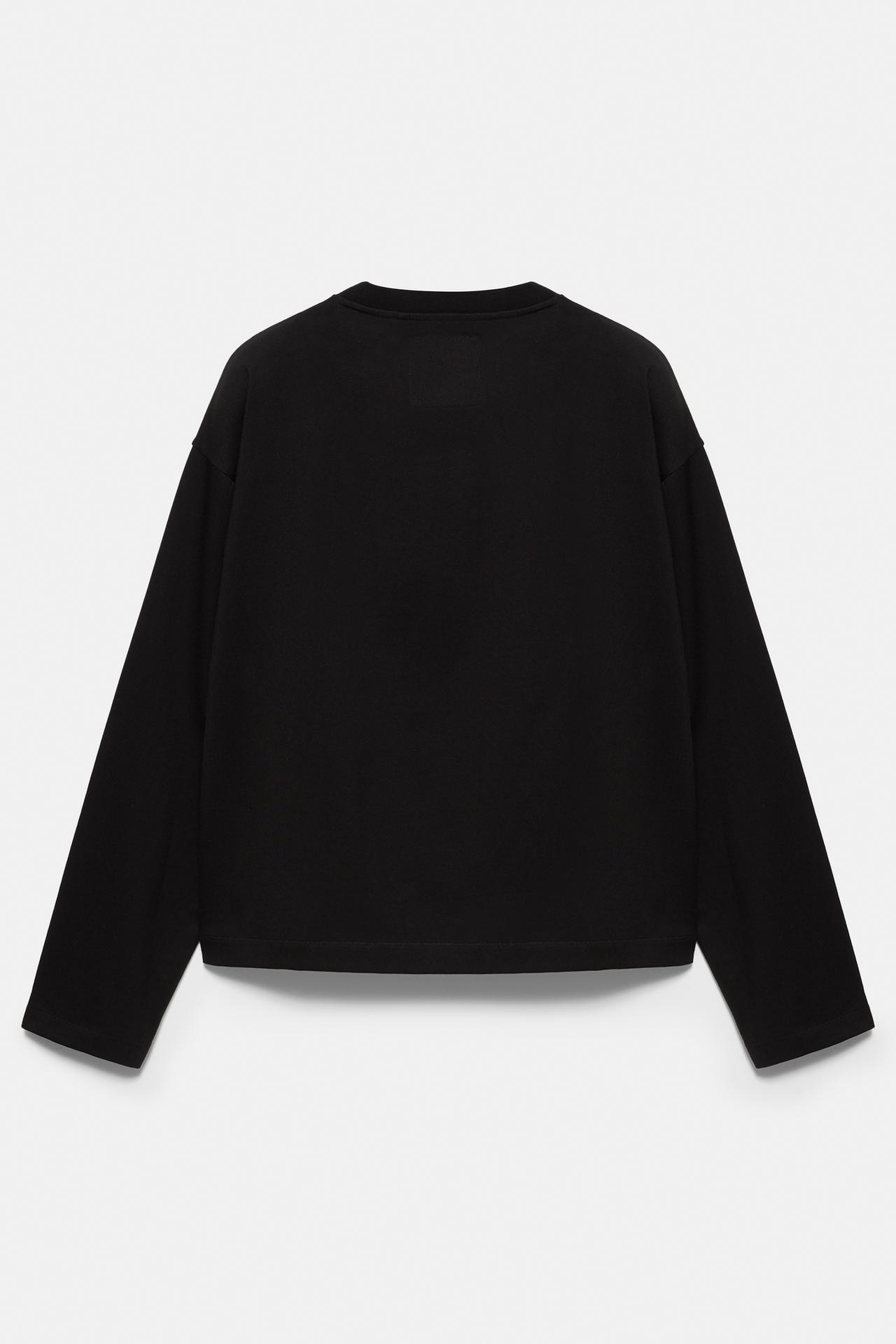 Oscar Ouyang appliqué T-shirt — Black