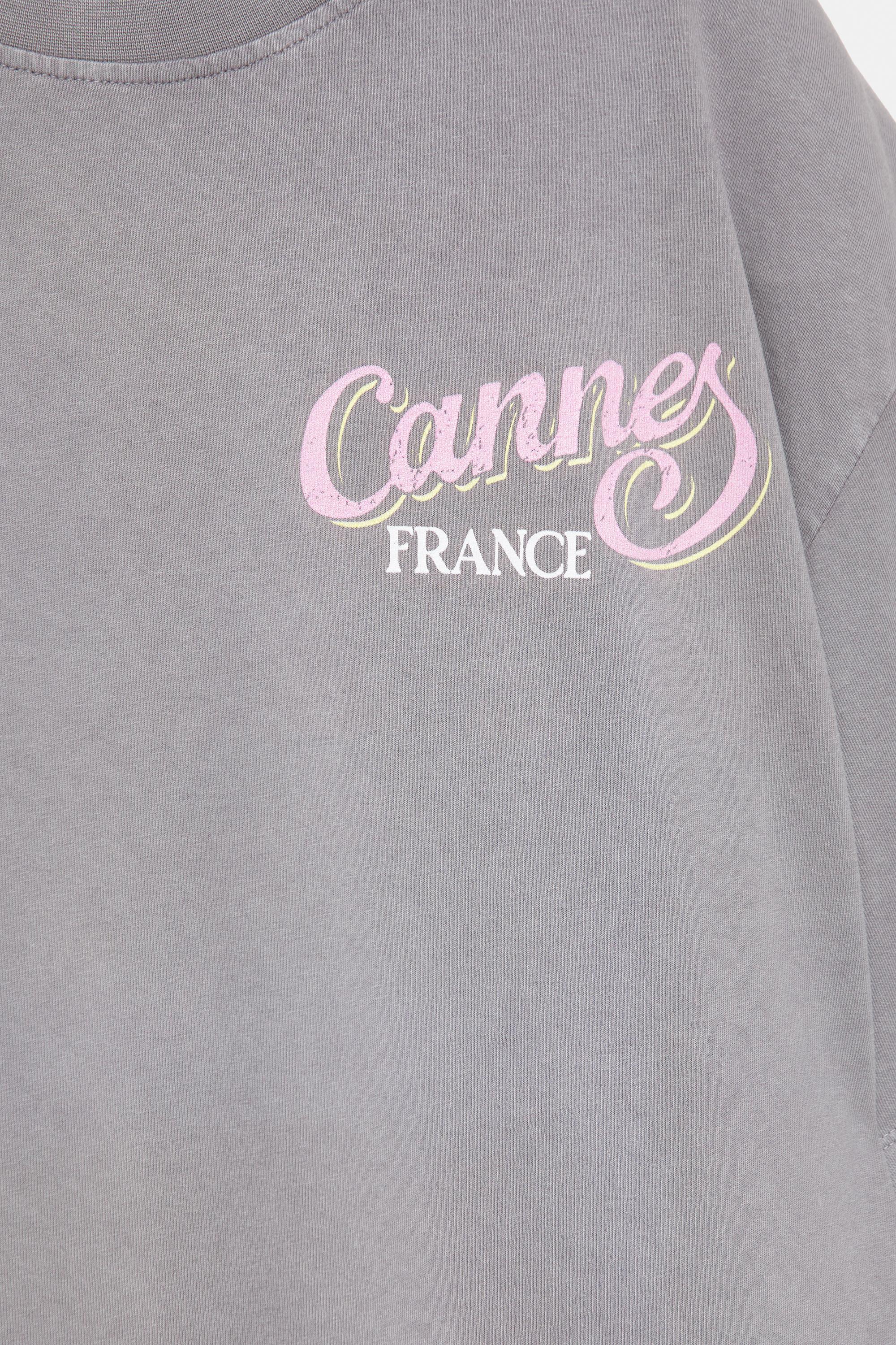 St. Tropez oversize graphic T-shirt — Grey