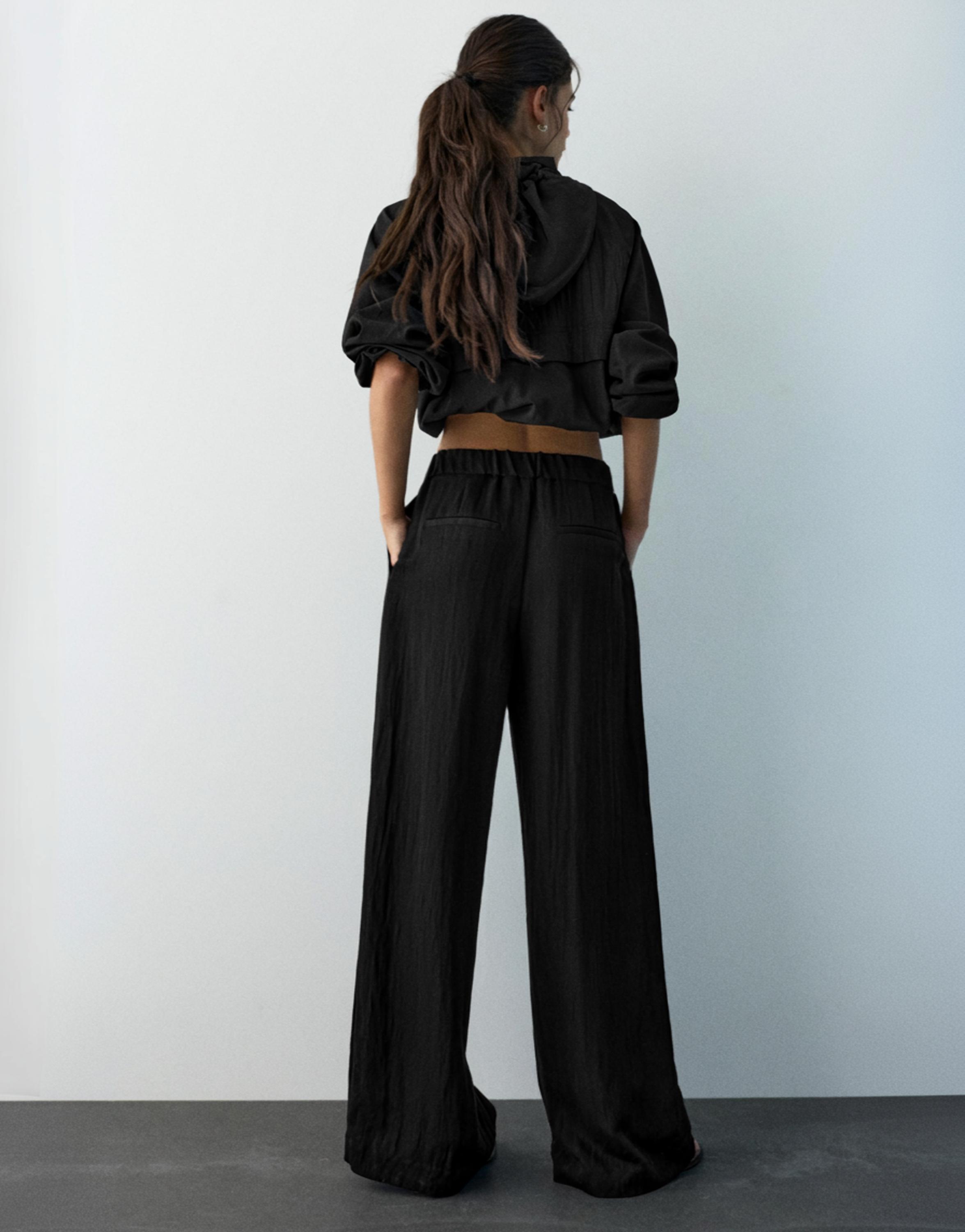 Darted smart trousers — Black