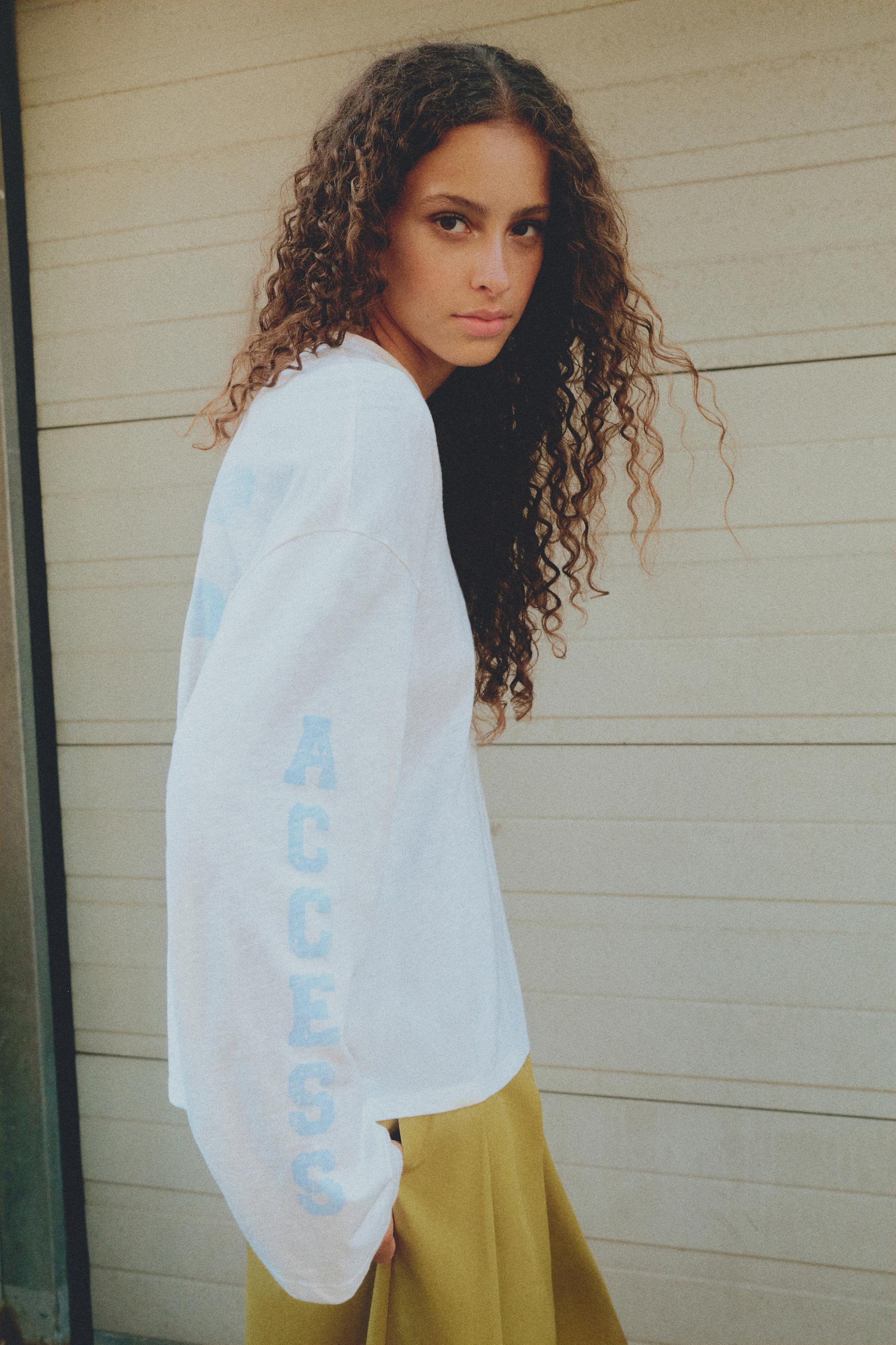 Regular fit graphic T-shirt — White