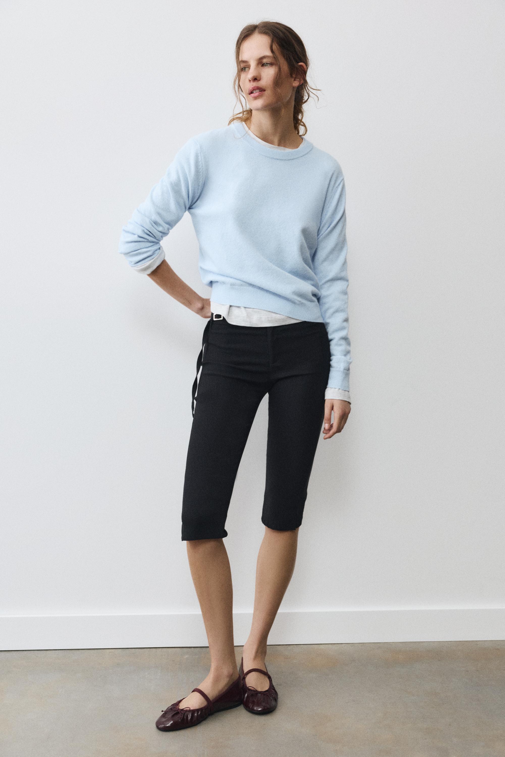 Soft knit jumper — Pale sky blue