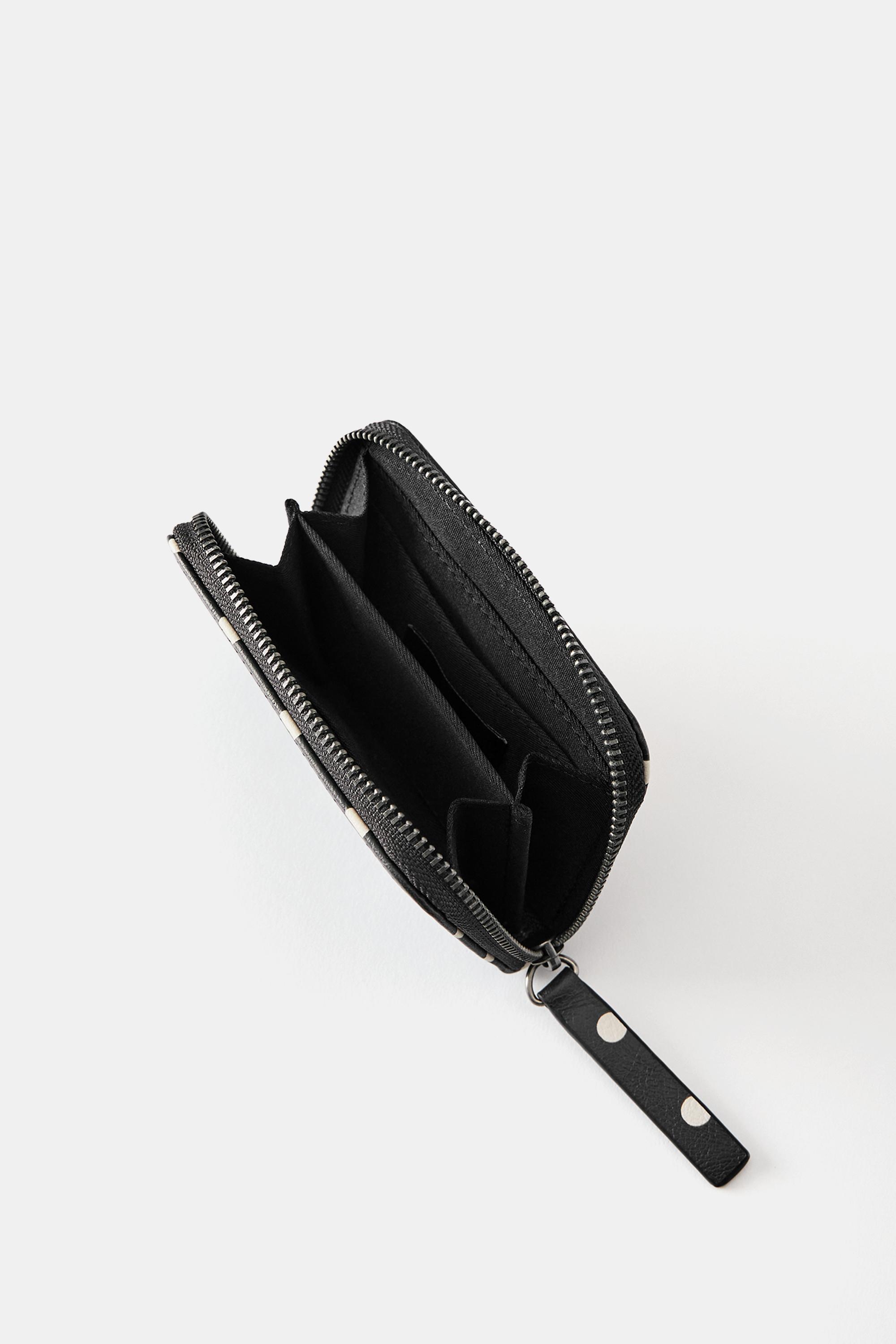 Polka dot purse — Black