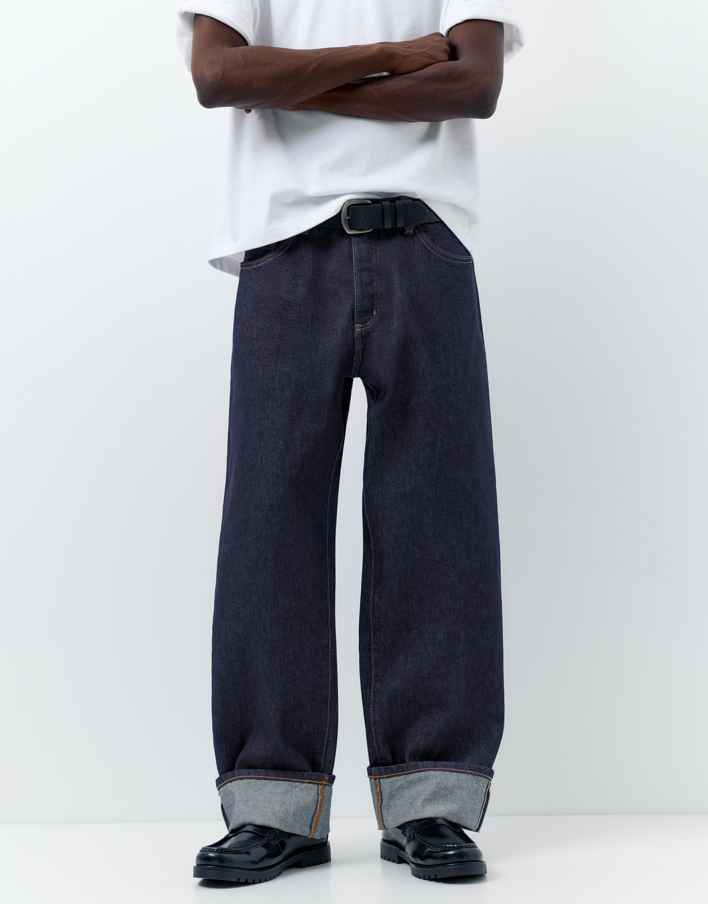 Selvedge straight fit jean - Görsel 27