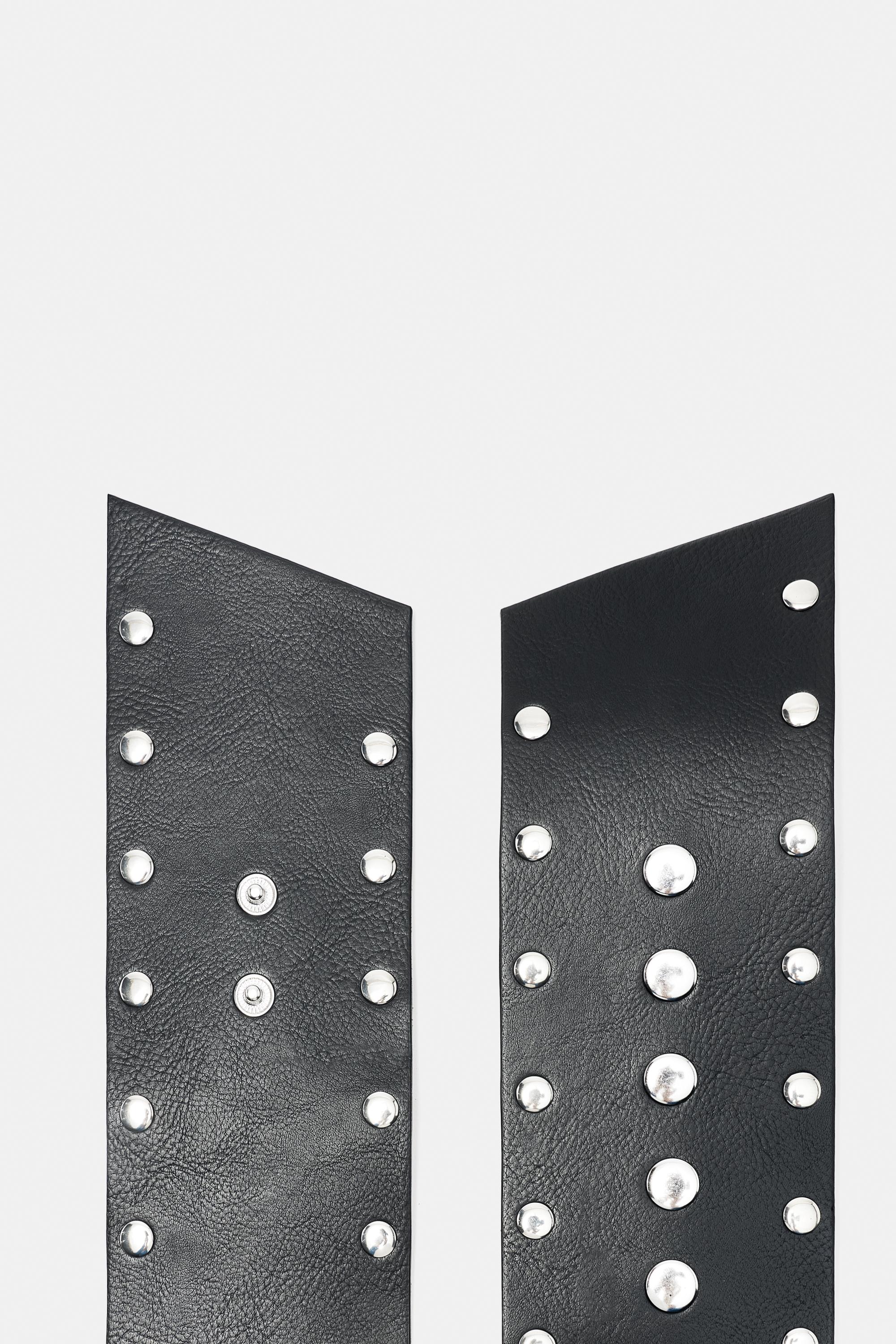 Studded cummerbund belt — Black