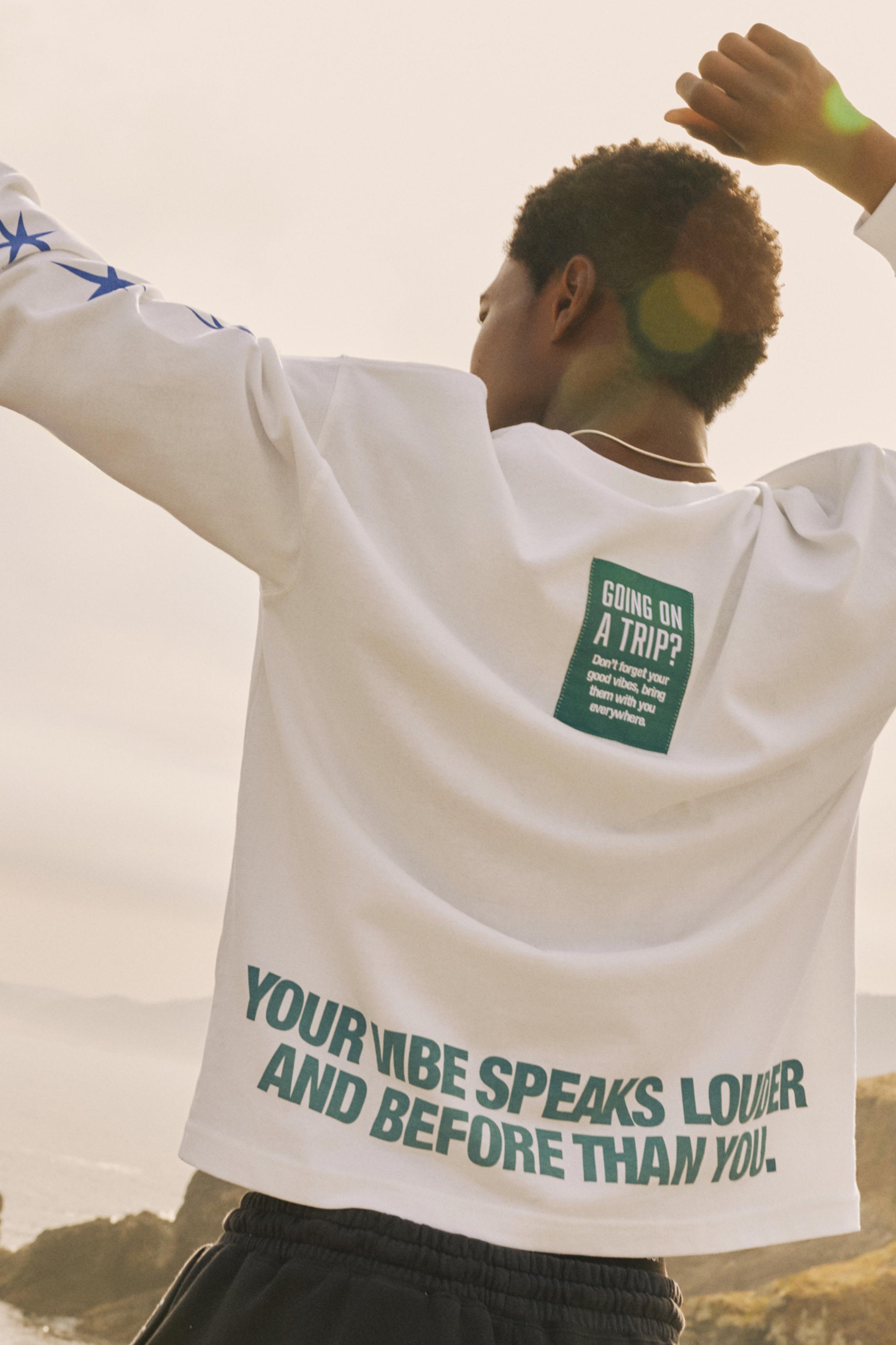STWD long sleeve T-shirt — White