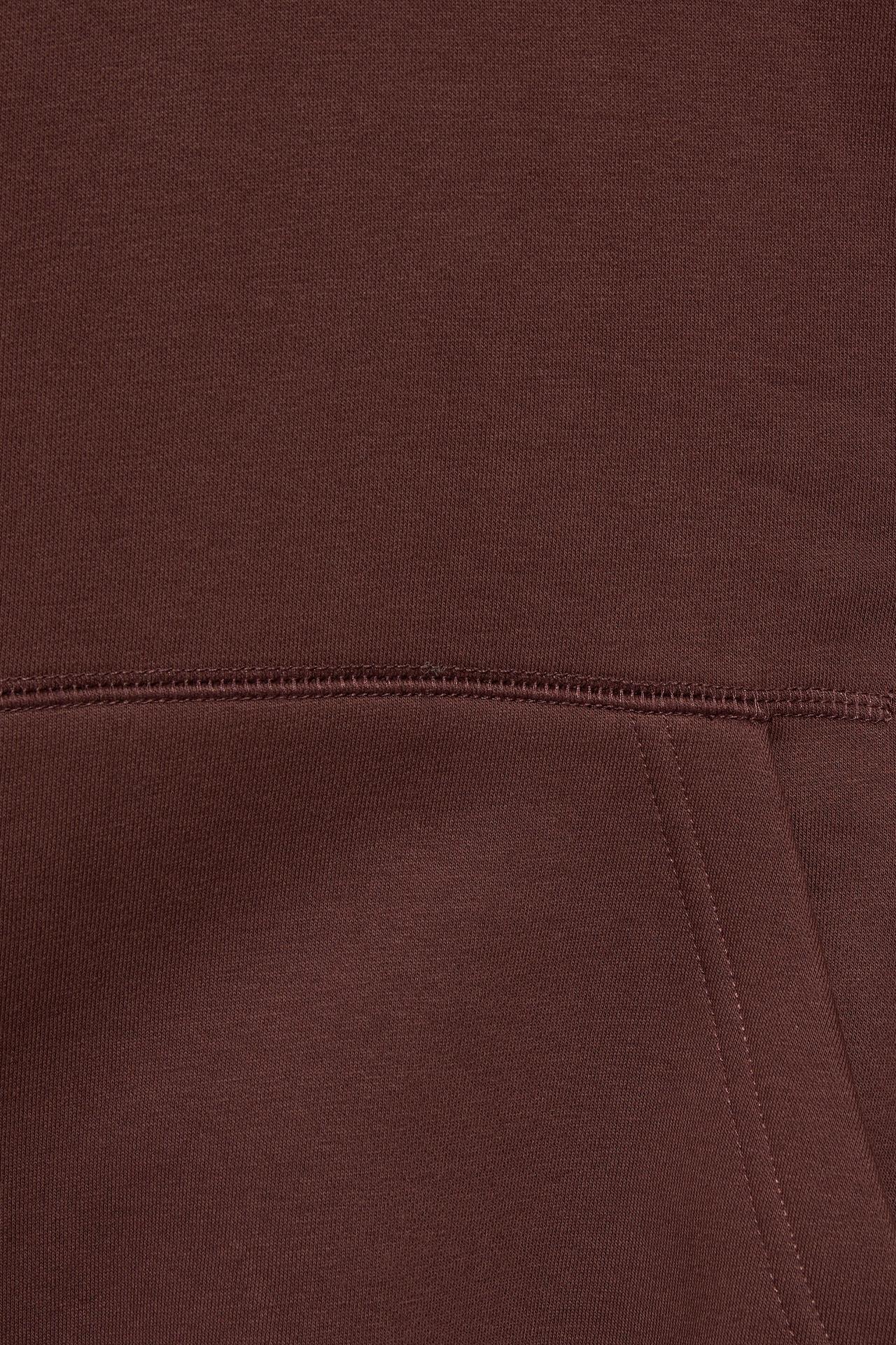 Boxy fit hoodie — Chocolate