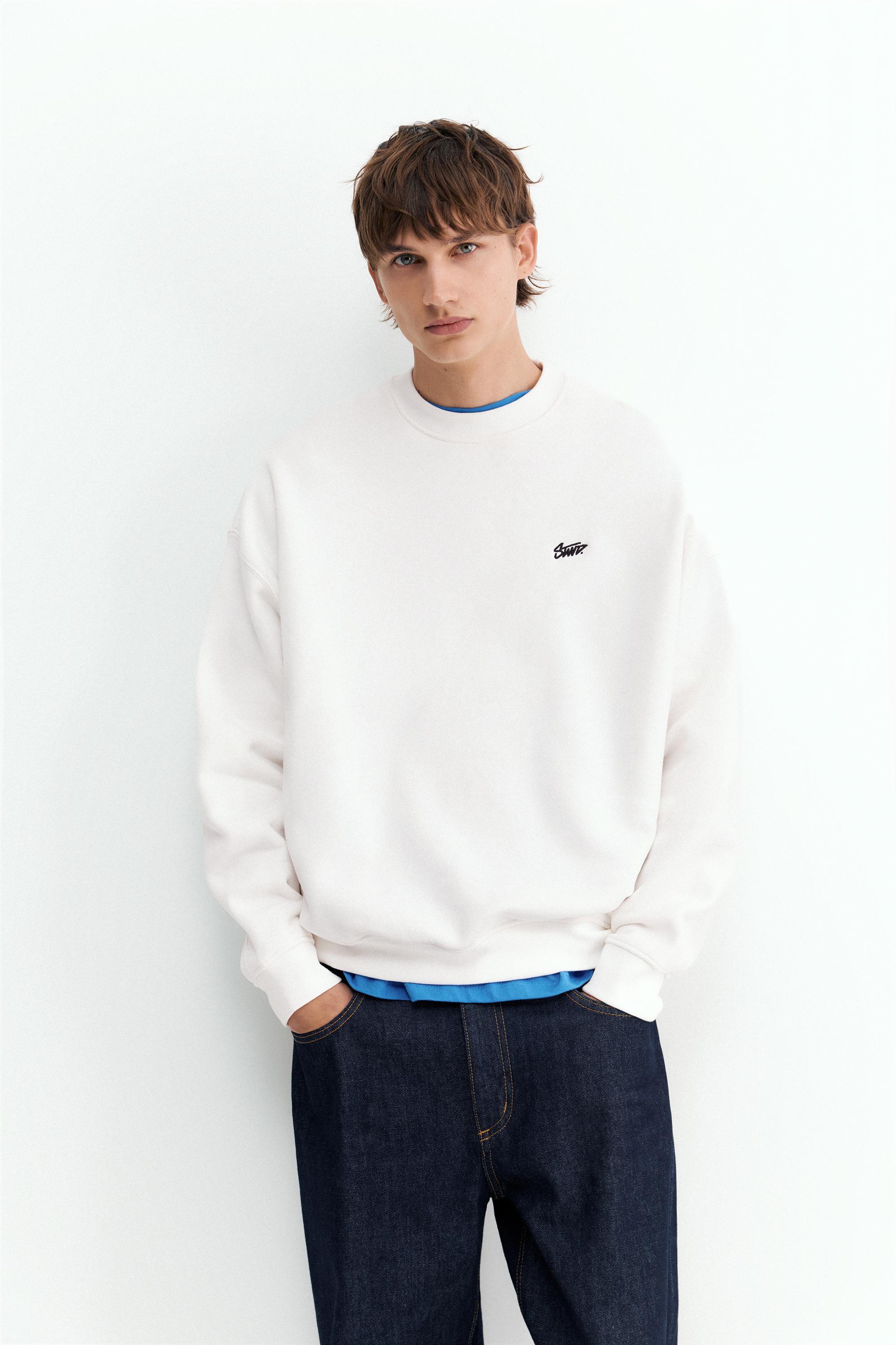 STWD boxy sweatshirt — Off white