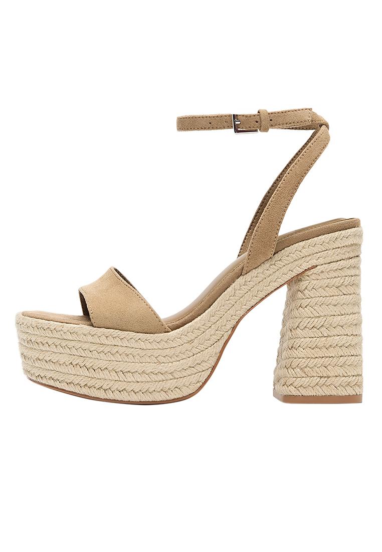 Jute high-heel sandals — 1-101