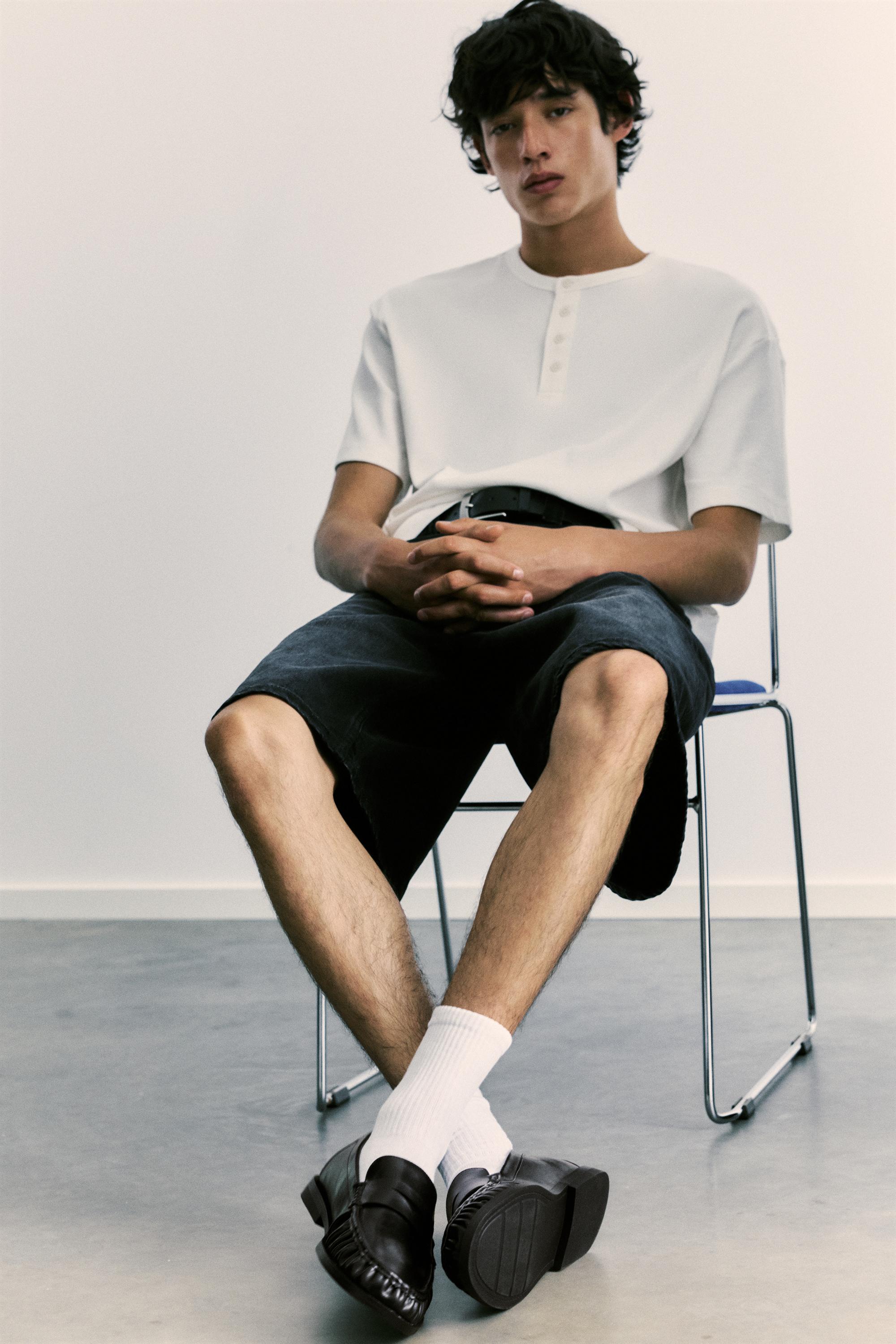Gathered loafers — Black
