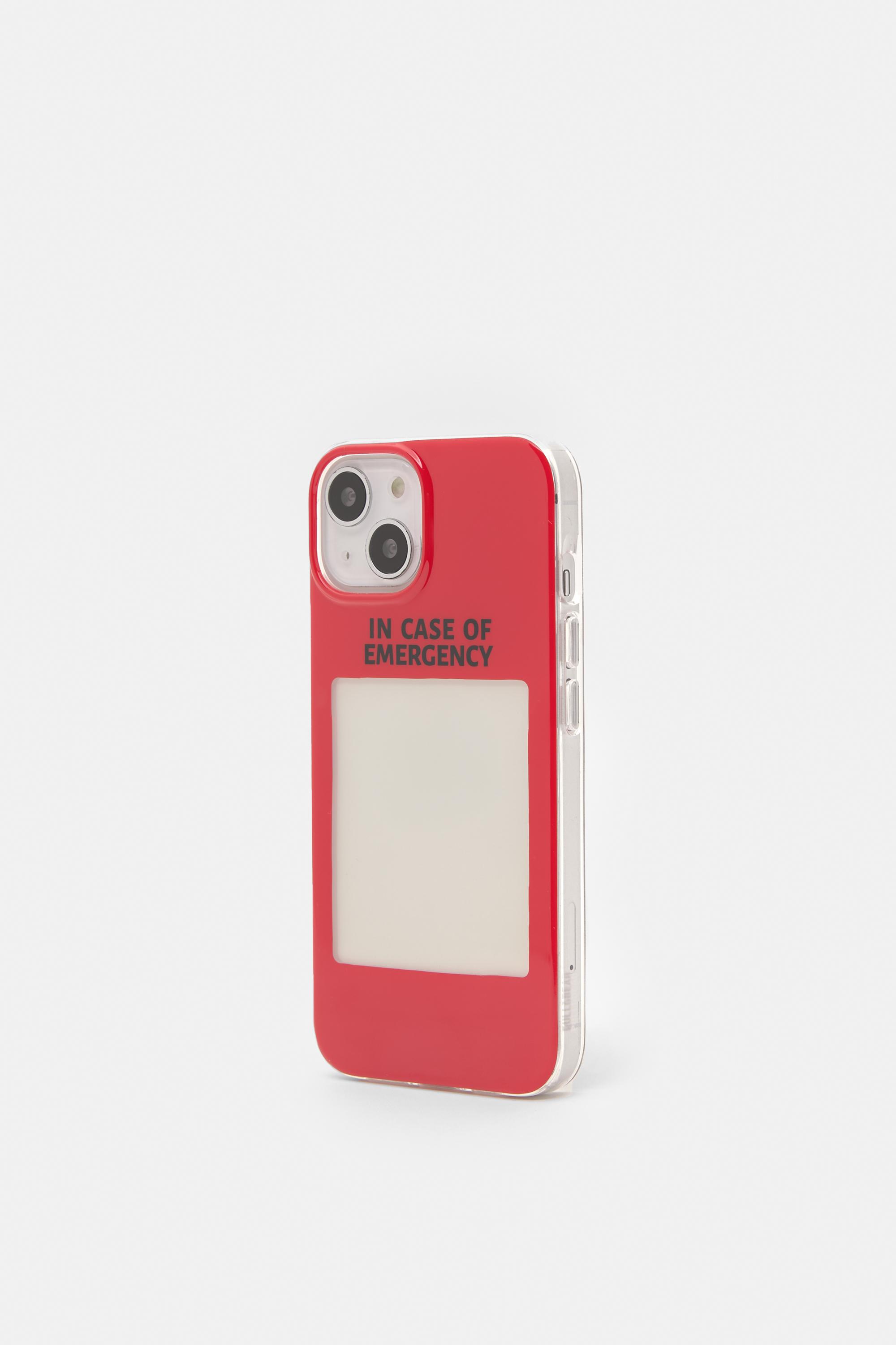 Acil durum grafikli iPhone kılıfı - Görsel 5
