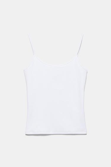 Thin strap top — White 6