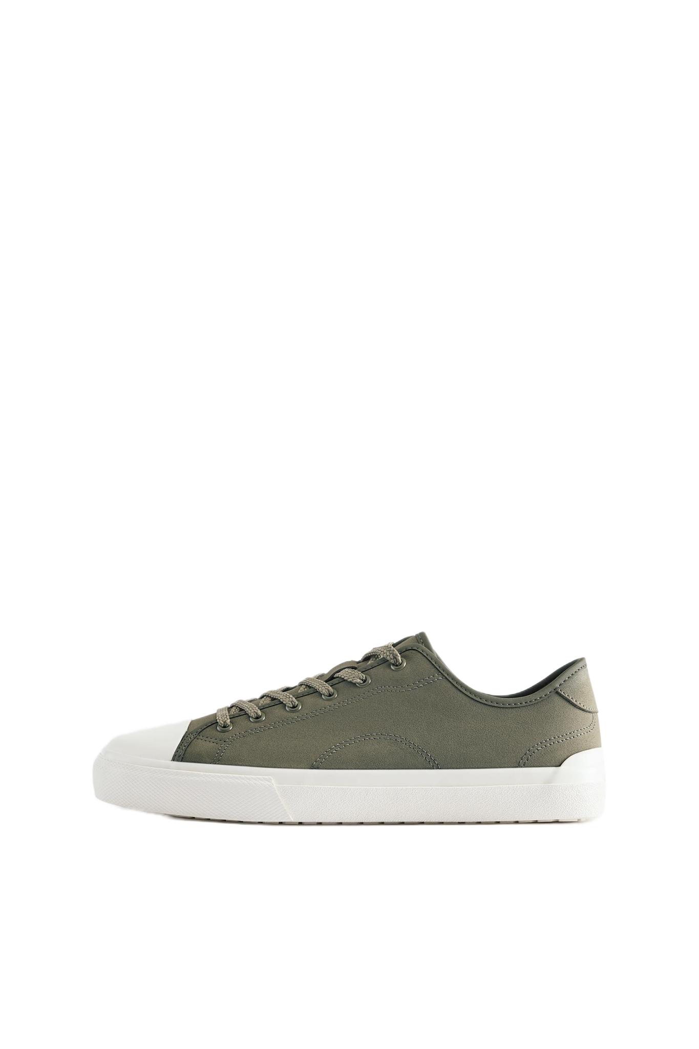 Casual trainers with detail — Khaki