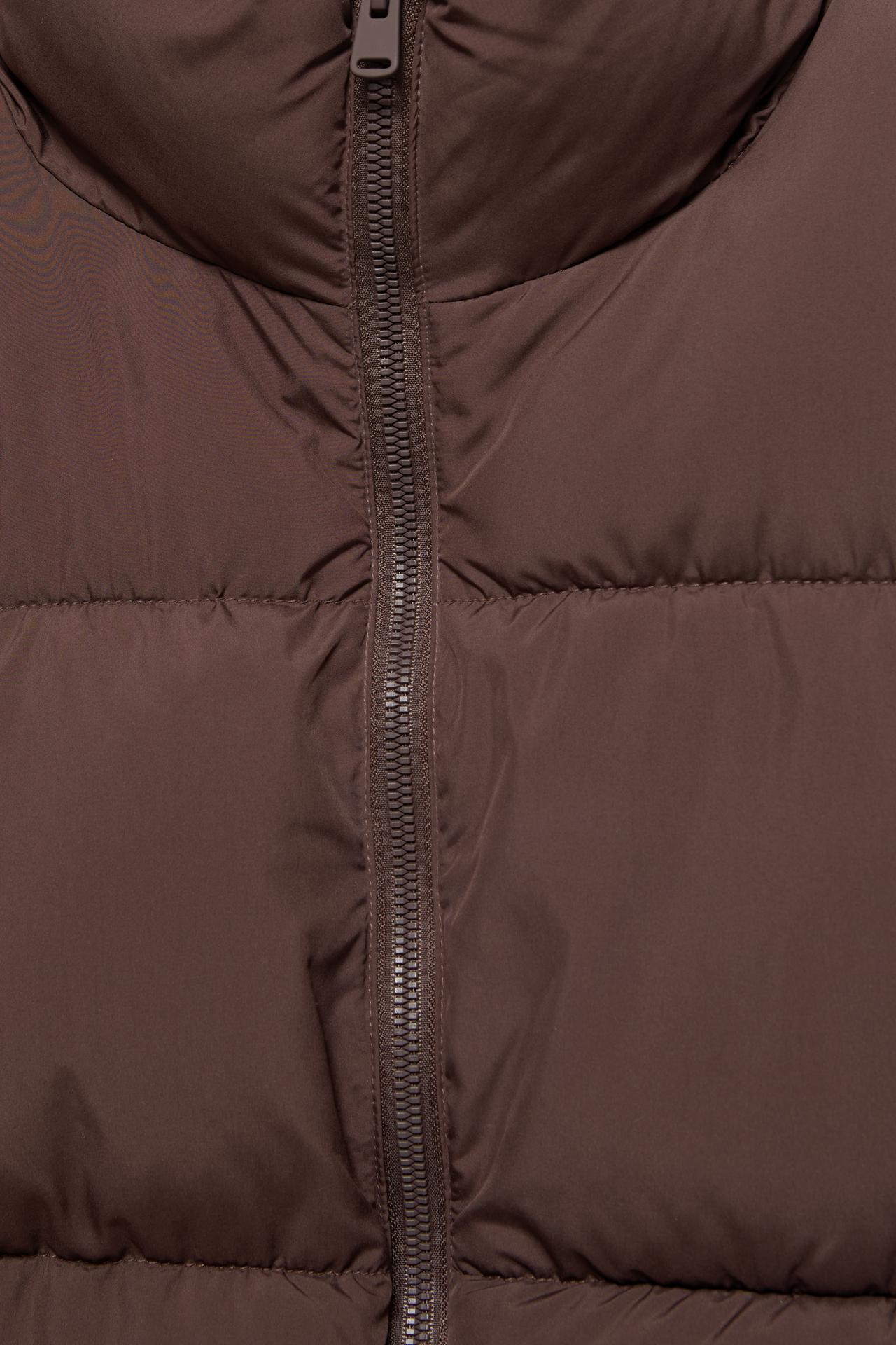 Padded gilet — Brown