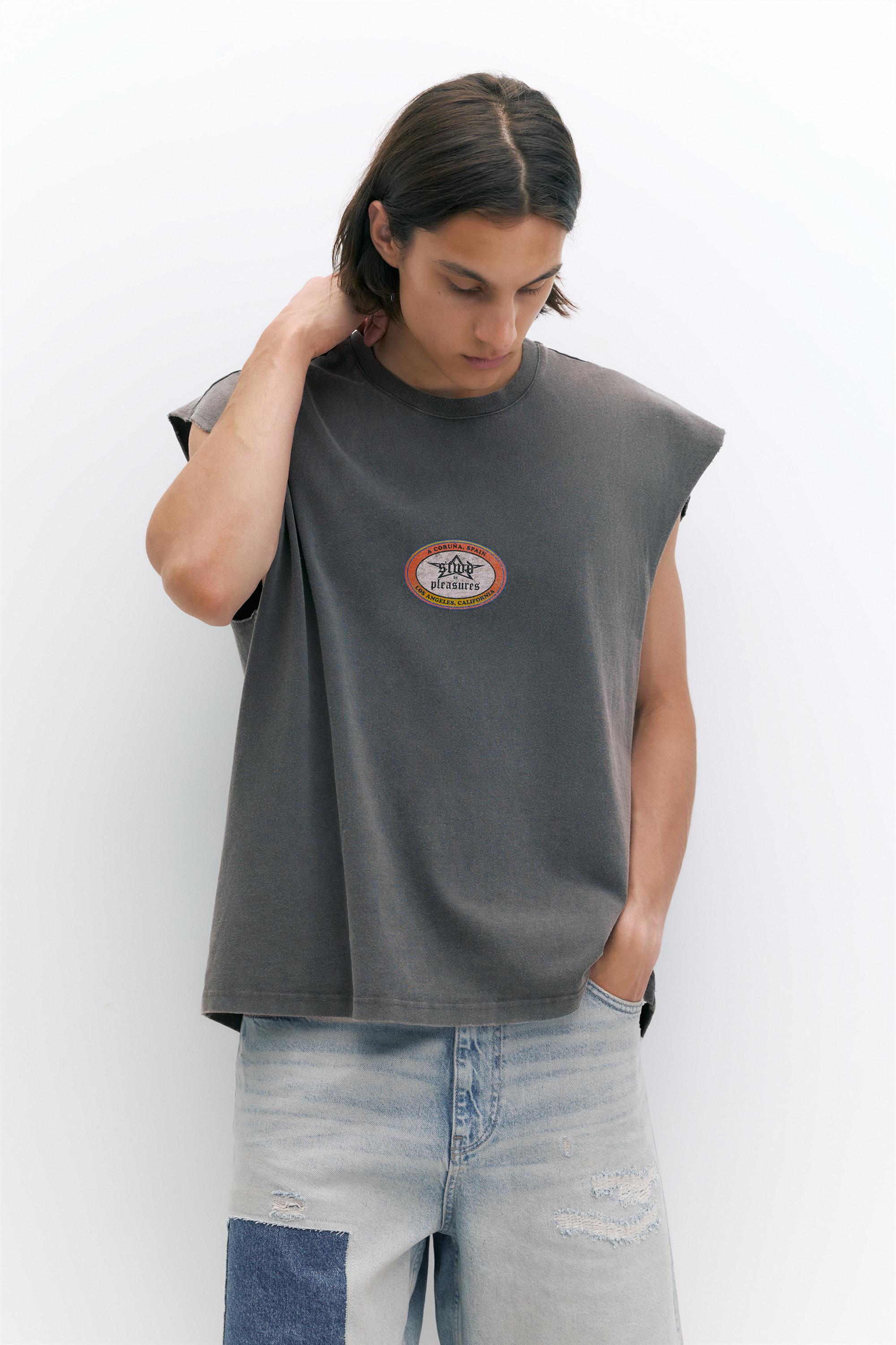 Pleasures x STWD tank top — Grey