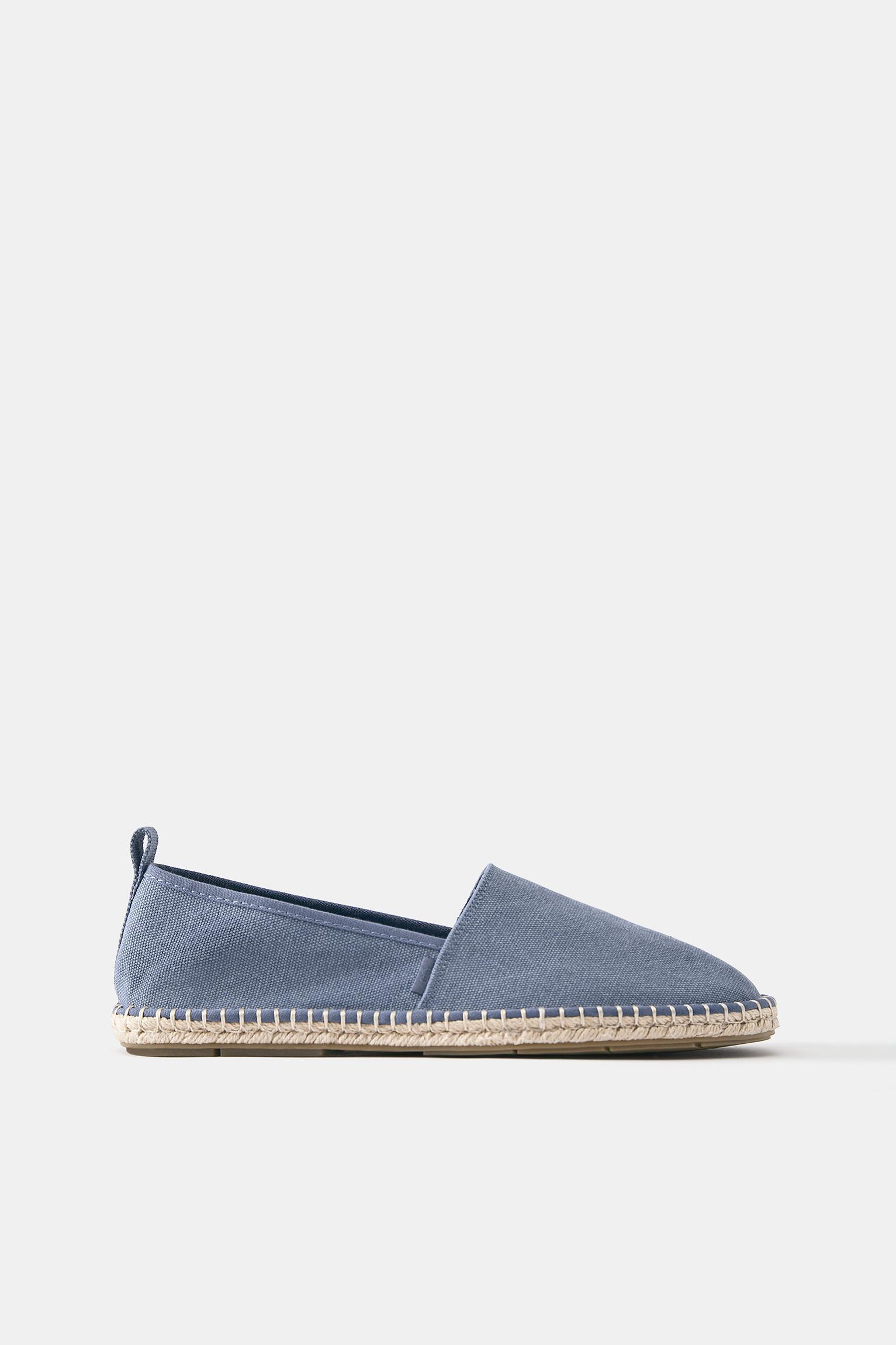 Jute espadrilles — Blue
